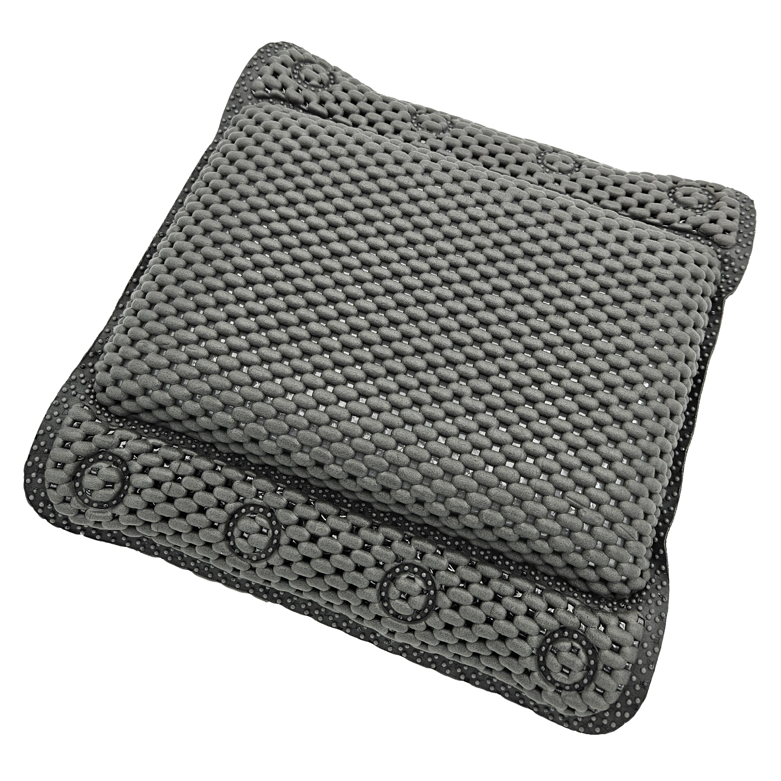 Badewannenkissen grau weiß blau Badekissen mit Saugnäpfen Spa Wannenkissen Kopfkissen