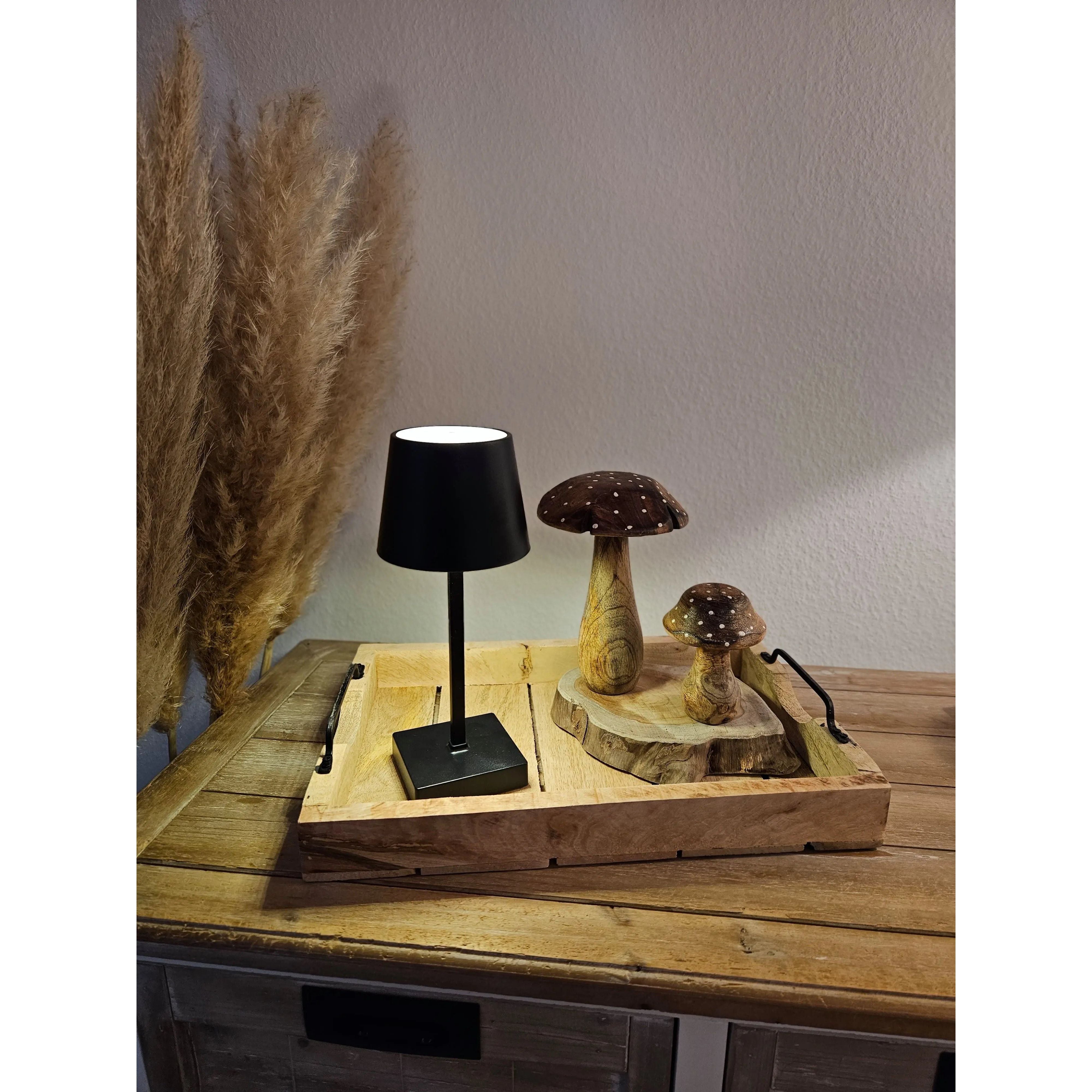 Mangoholz-Tablett 46×31 cm – Großes Dekotablett aus Mango-Holz für Tischdeko