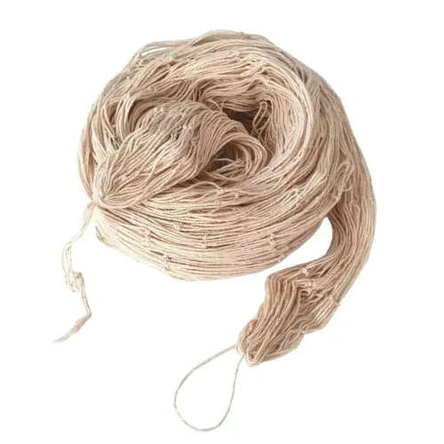 Dekonetz 200×400 cm Weiß/Natur – Maritimes Fischernetz aus Baumwolle für Deko & Wandgestaltung