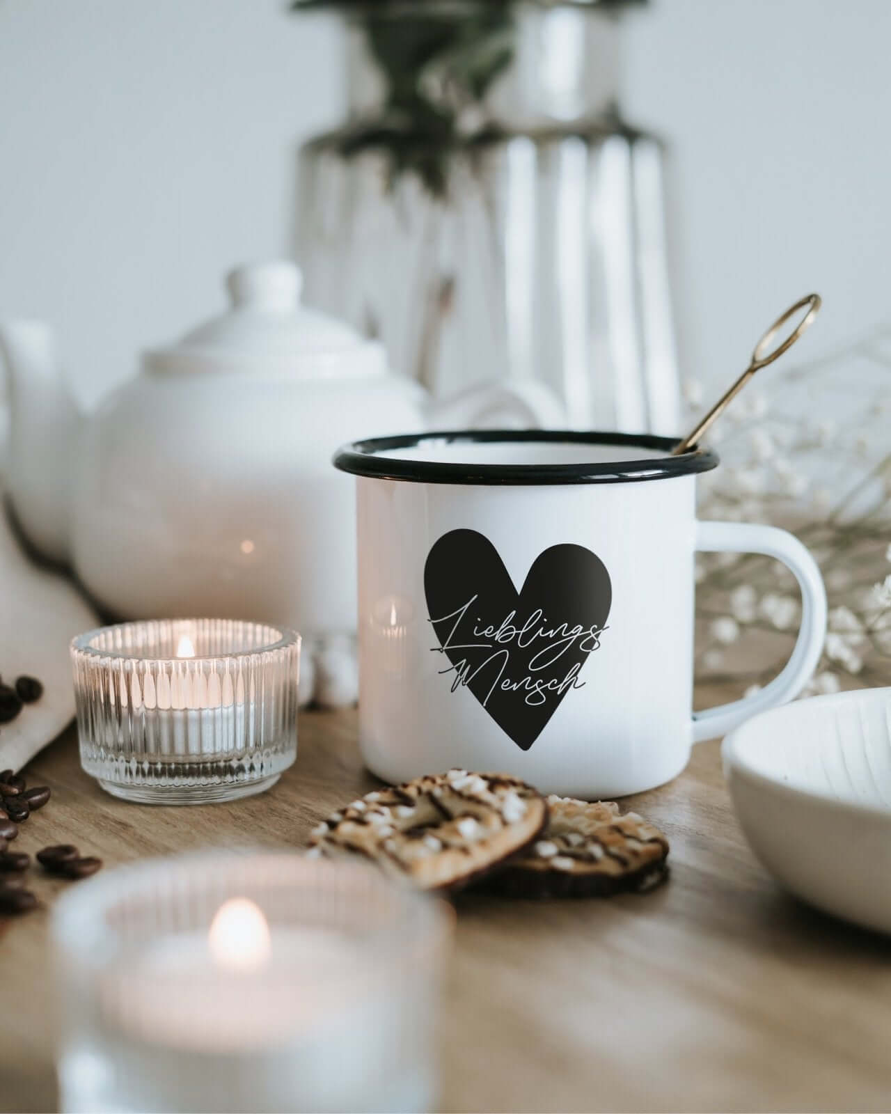 Lieblingsmensch · Emaille-Tasse
