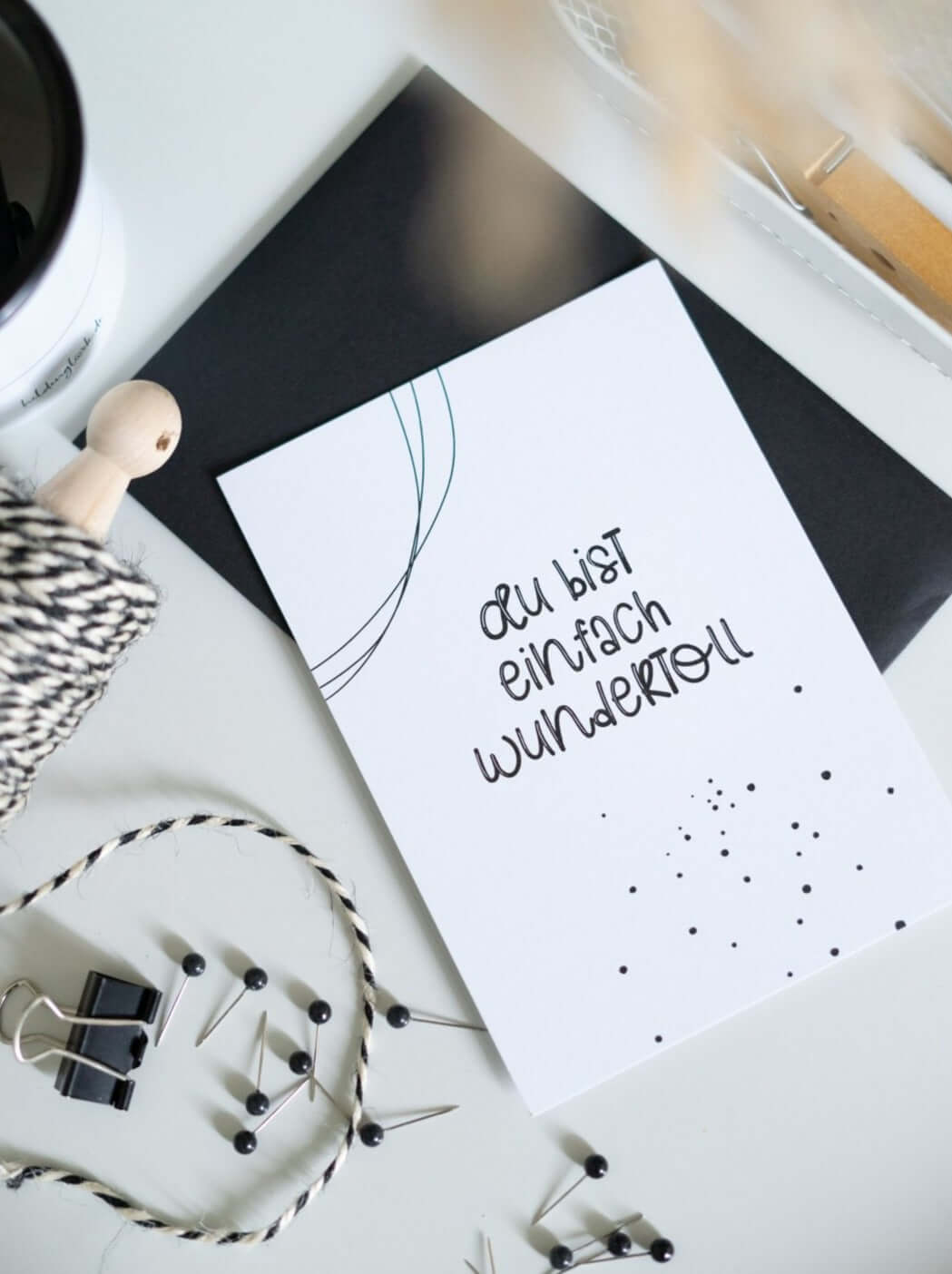 Du bist wundertoll · Postkarte