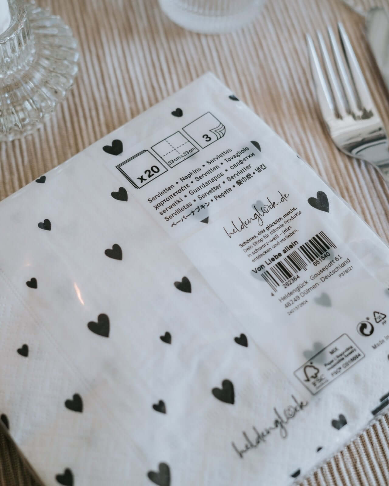 Von Liebe allein · Servietten