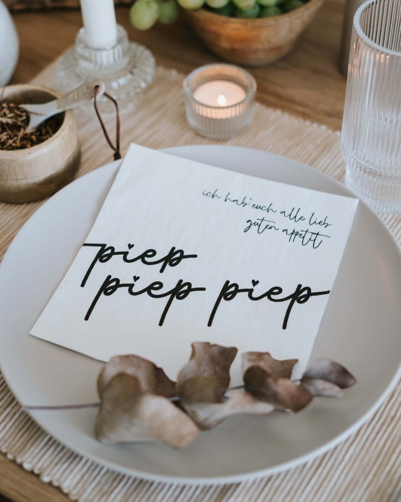 Piep piep piep · Servietten