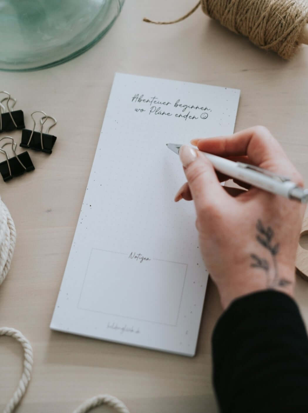 Abenteuer · Notizblock magnetisch