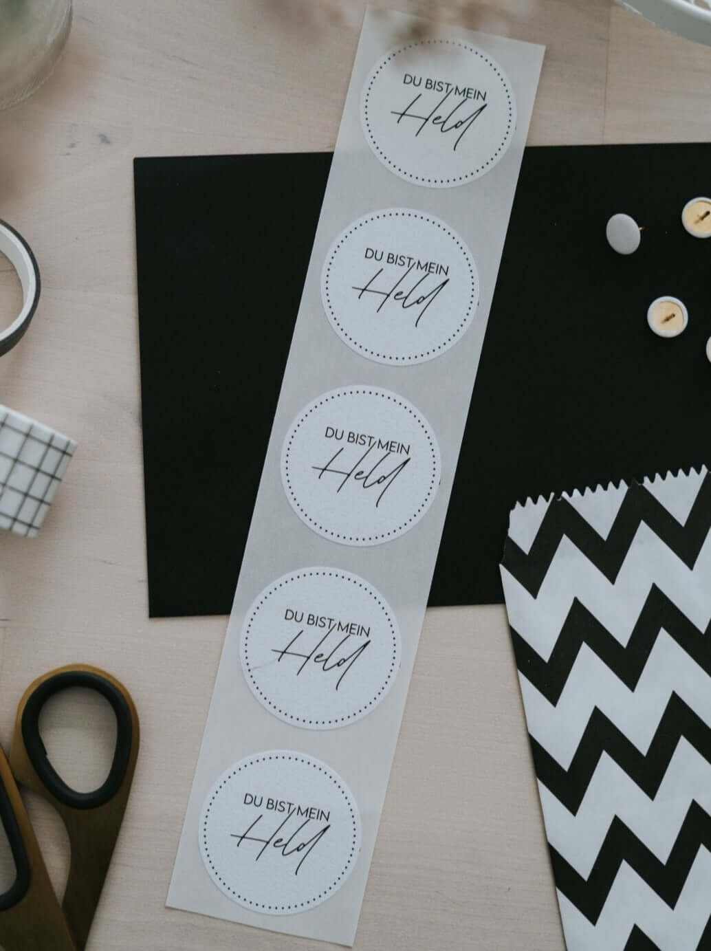 Mein Held · Aufkleber