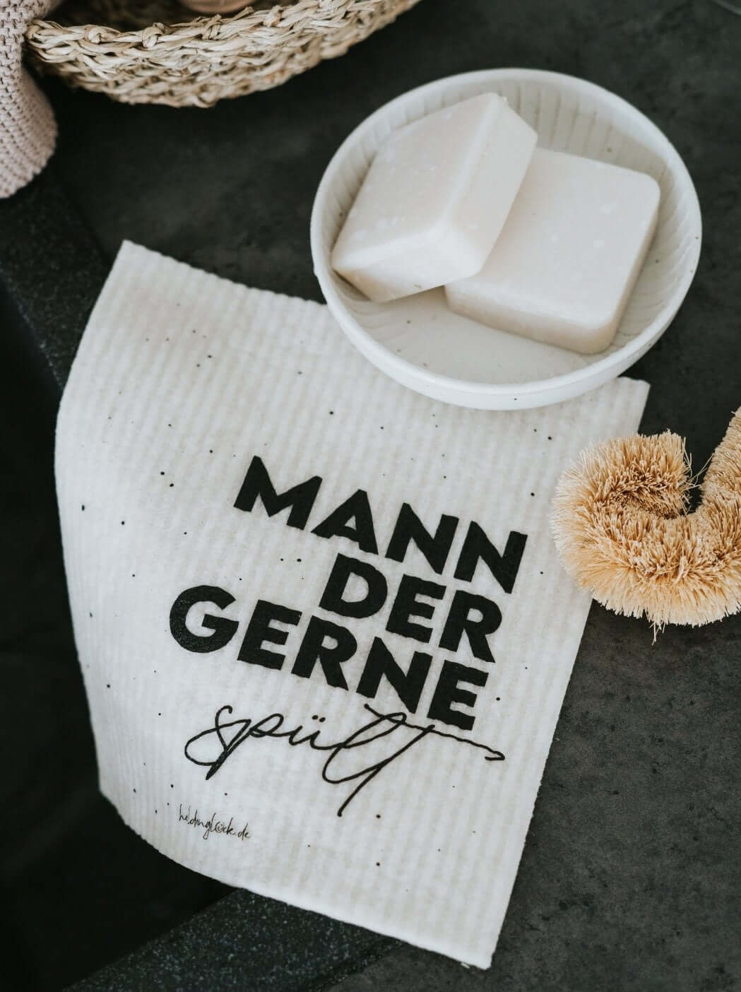 Frau sucht · Schwammtücher