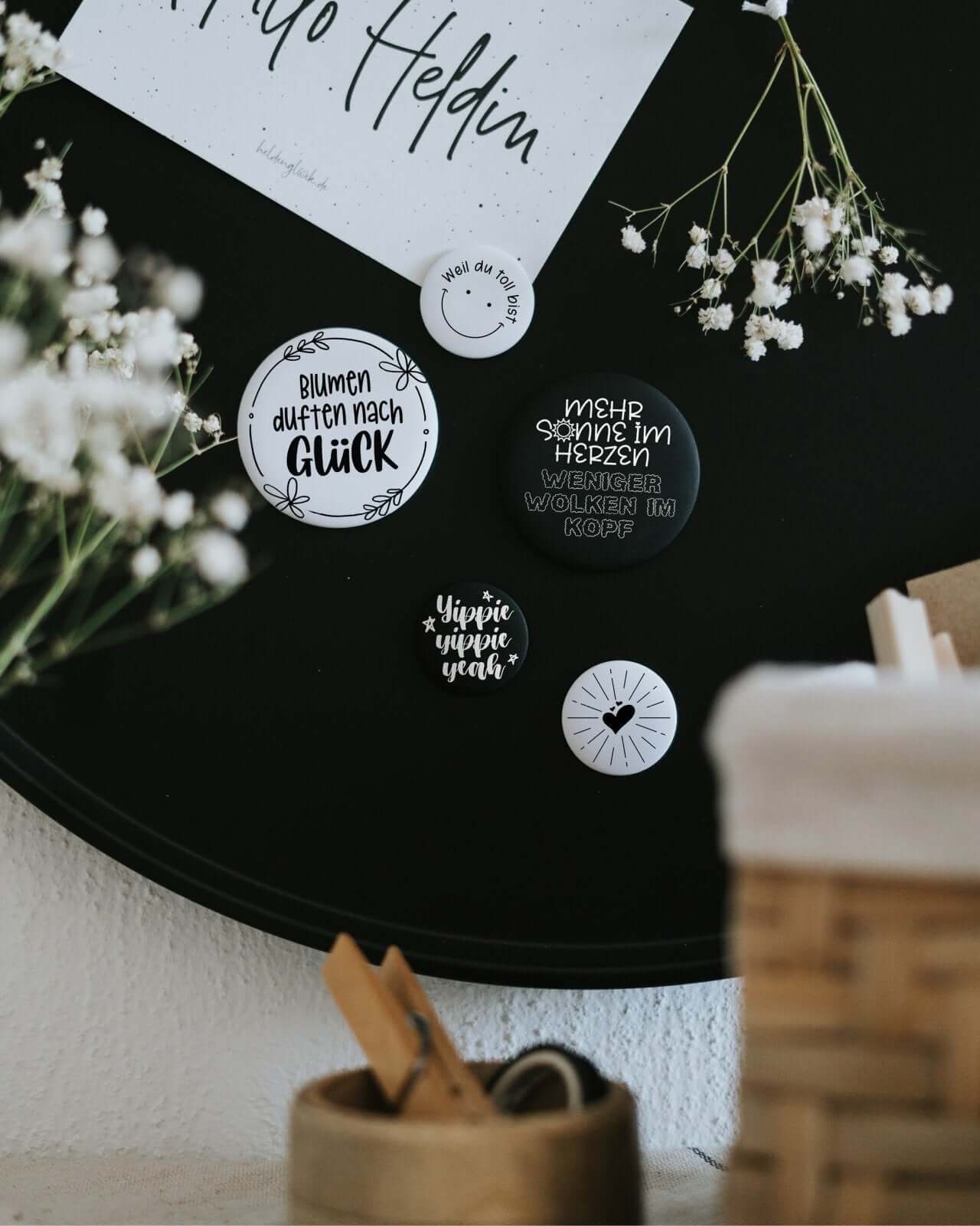 Blumen duften · Magnet · groß