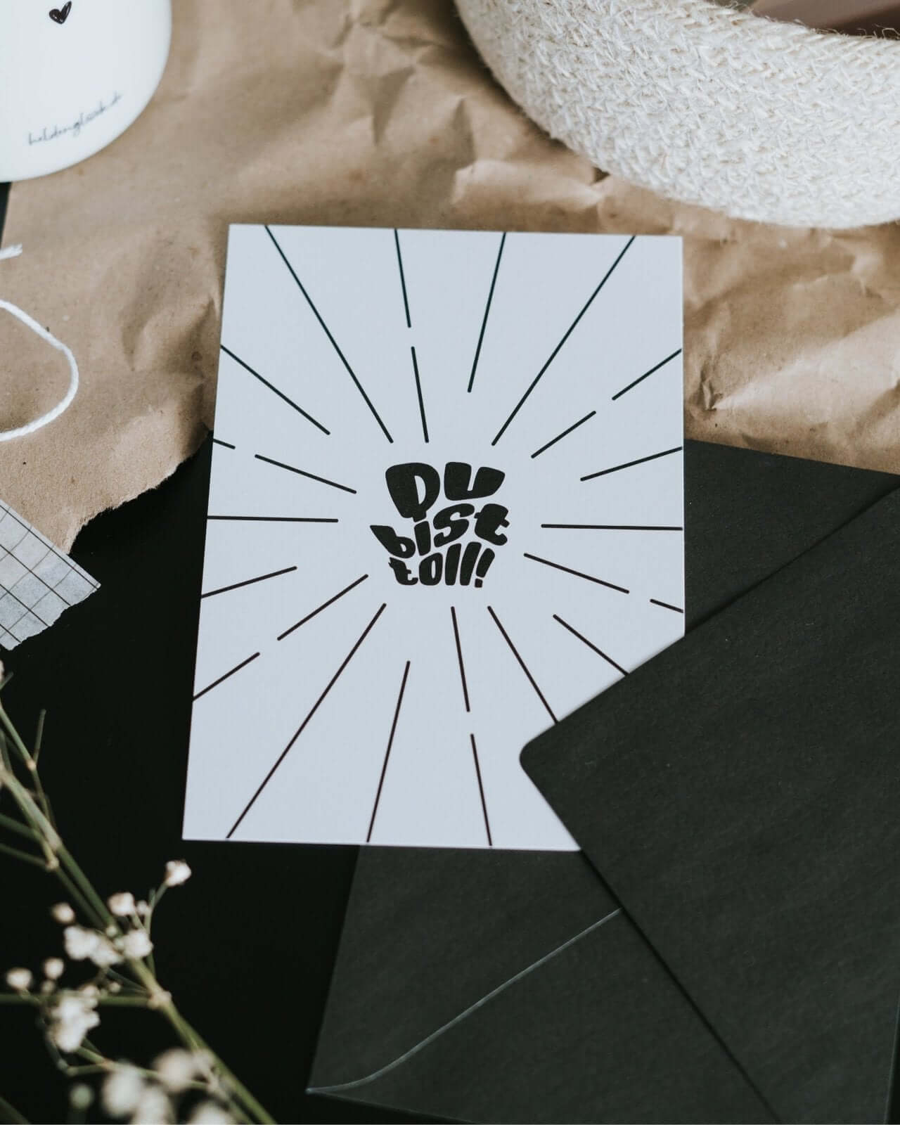 Du bist toll · Postkarte