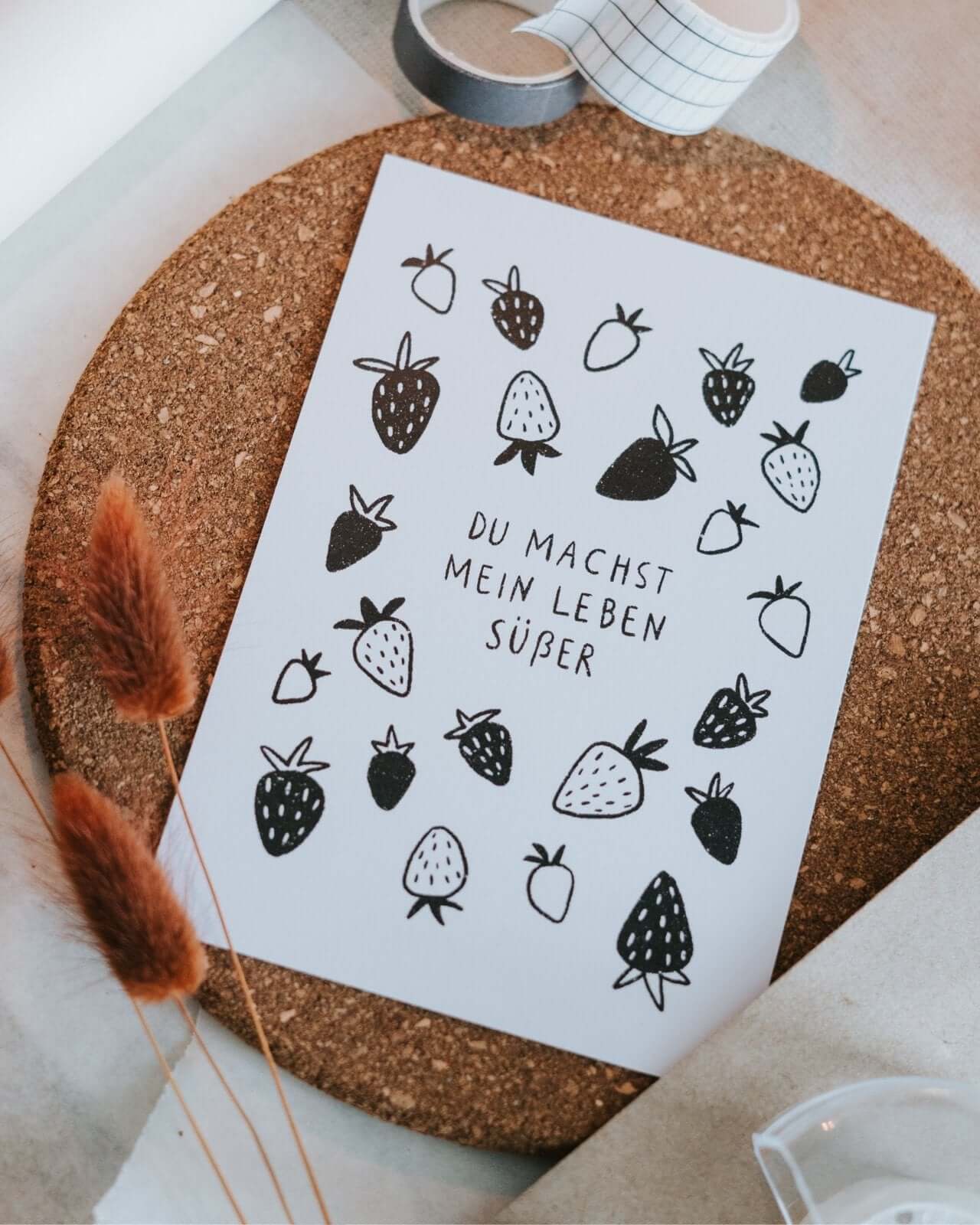 Süßes Leben · Postkarte