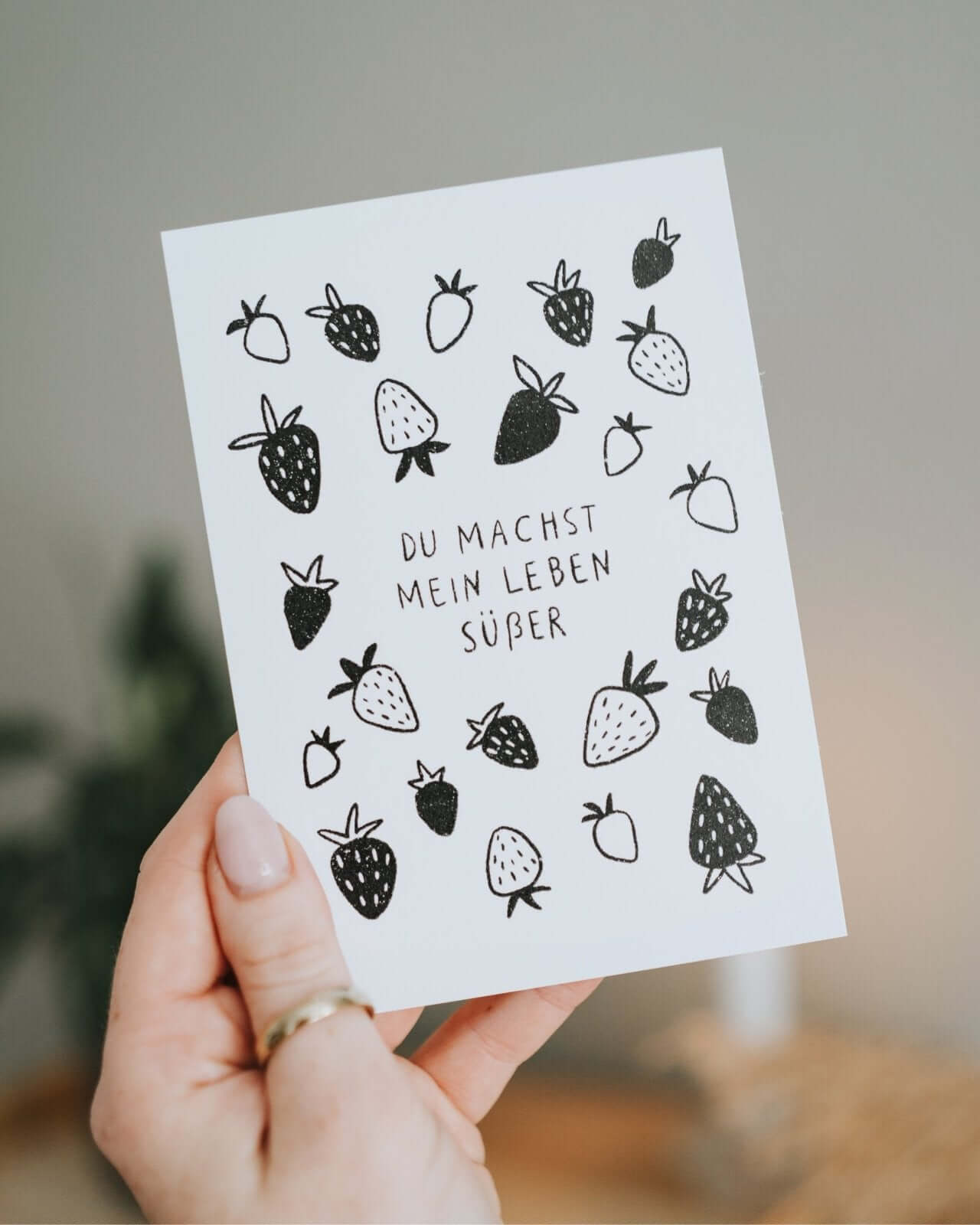 Süßes Leben · Postkarte