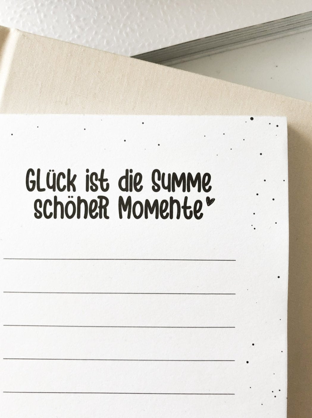 Momente · Notizblock