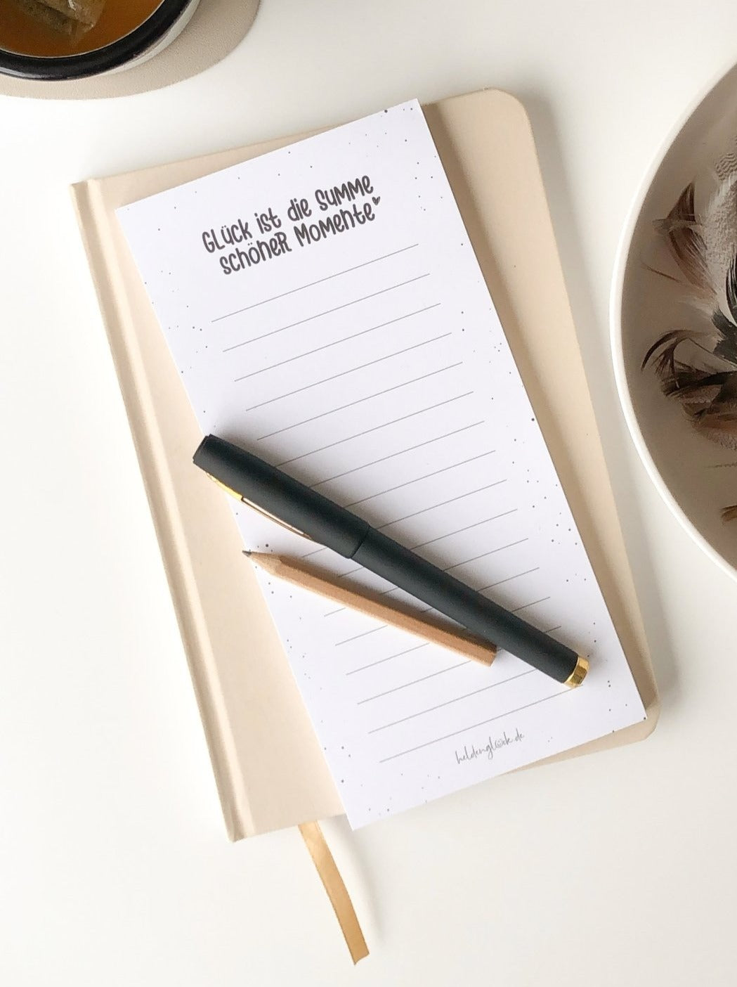 Momente · Notizblock