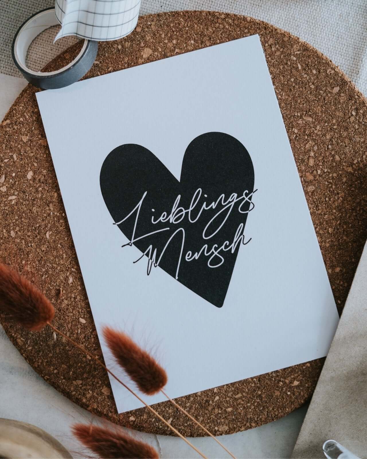 Lieblingsmensch · Postkarte