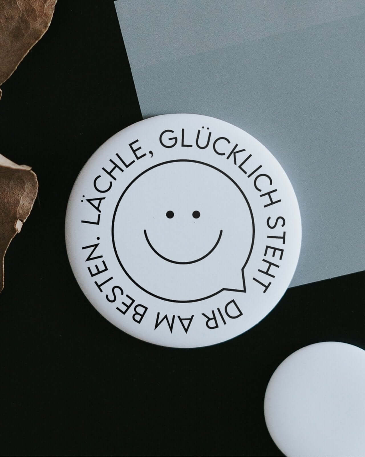 Lächle · Magnet · klein