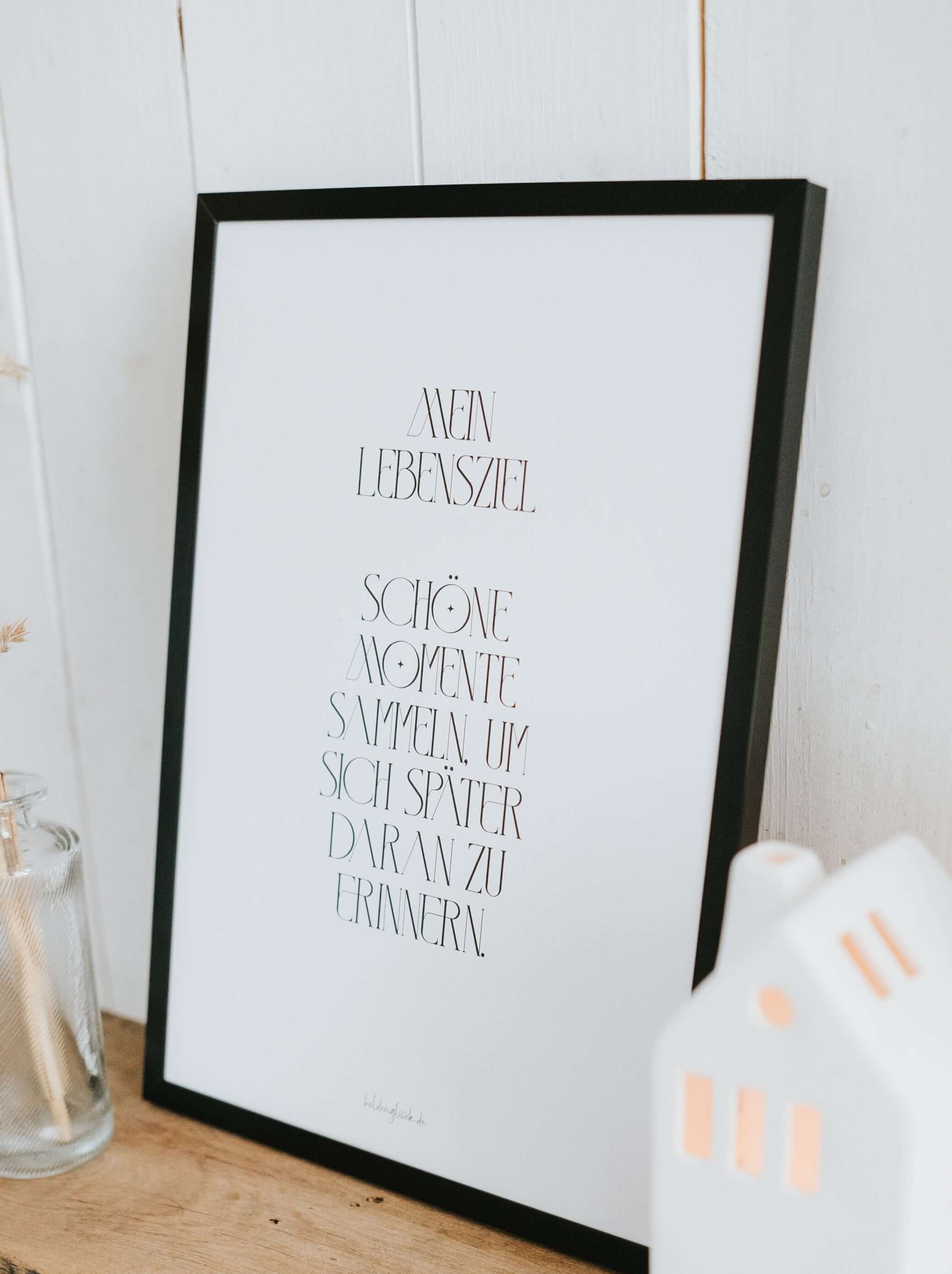 Mein Lebensziel · Poster