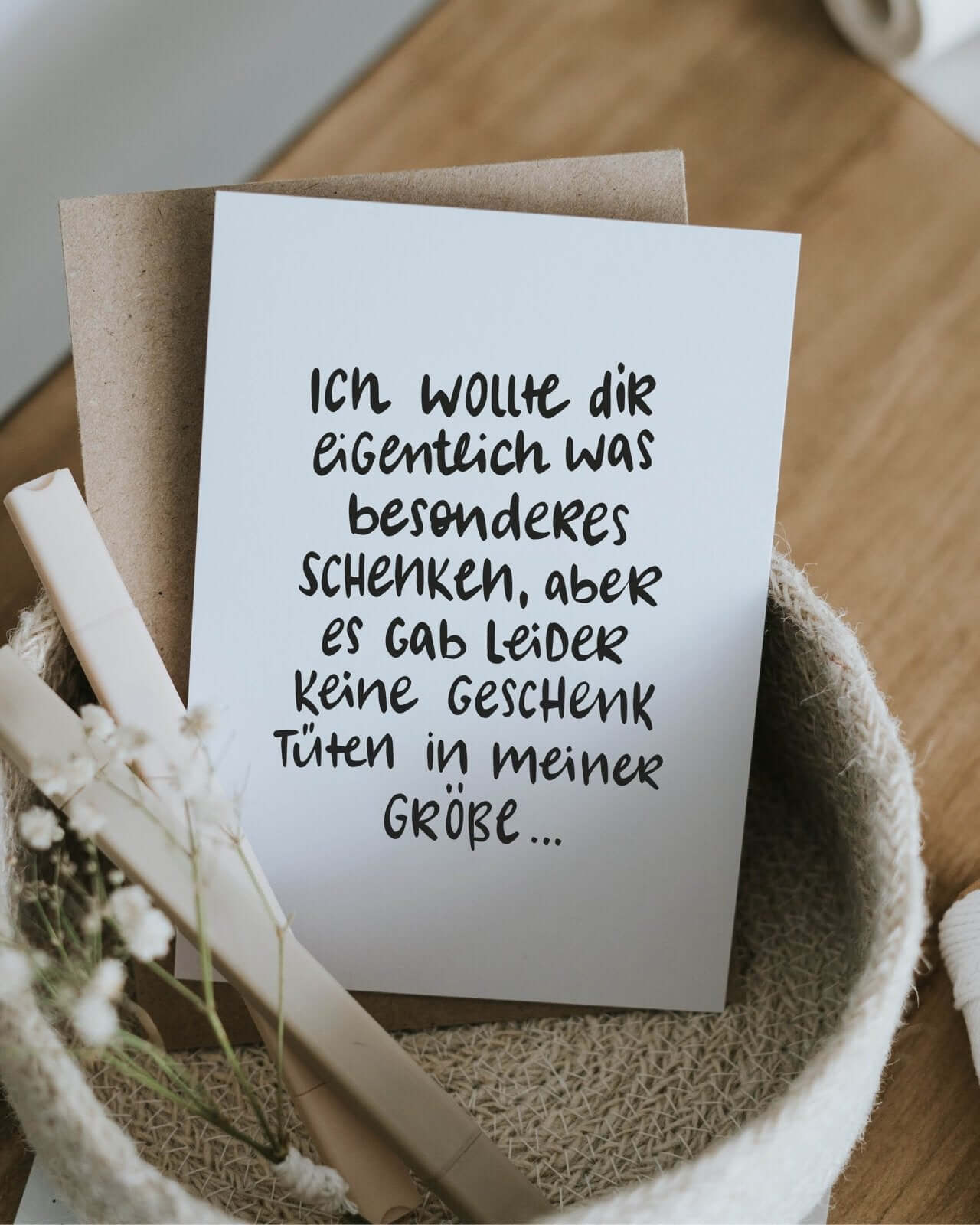 Geschenktüte · Postkarte