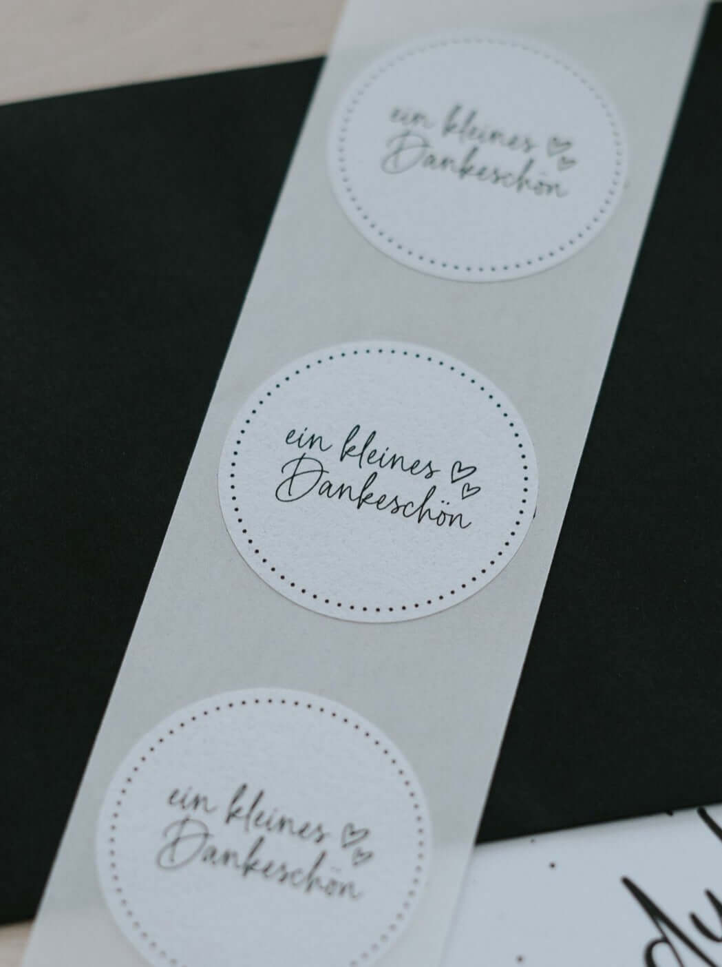 Dankeschön · Aufkleber