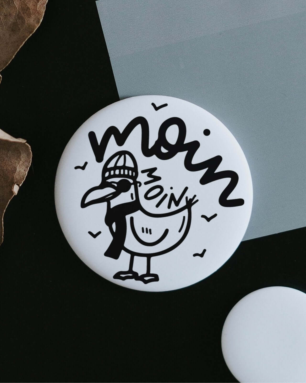 Moin moin · Magnet · groß