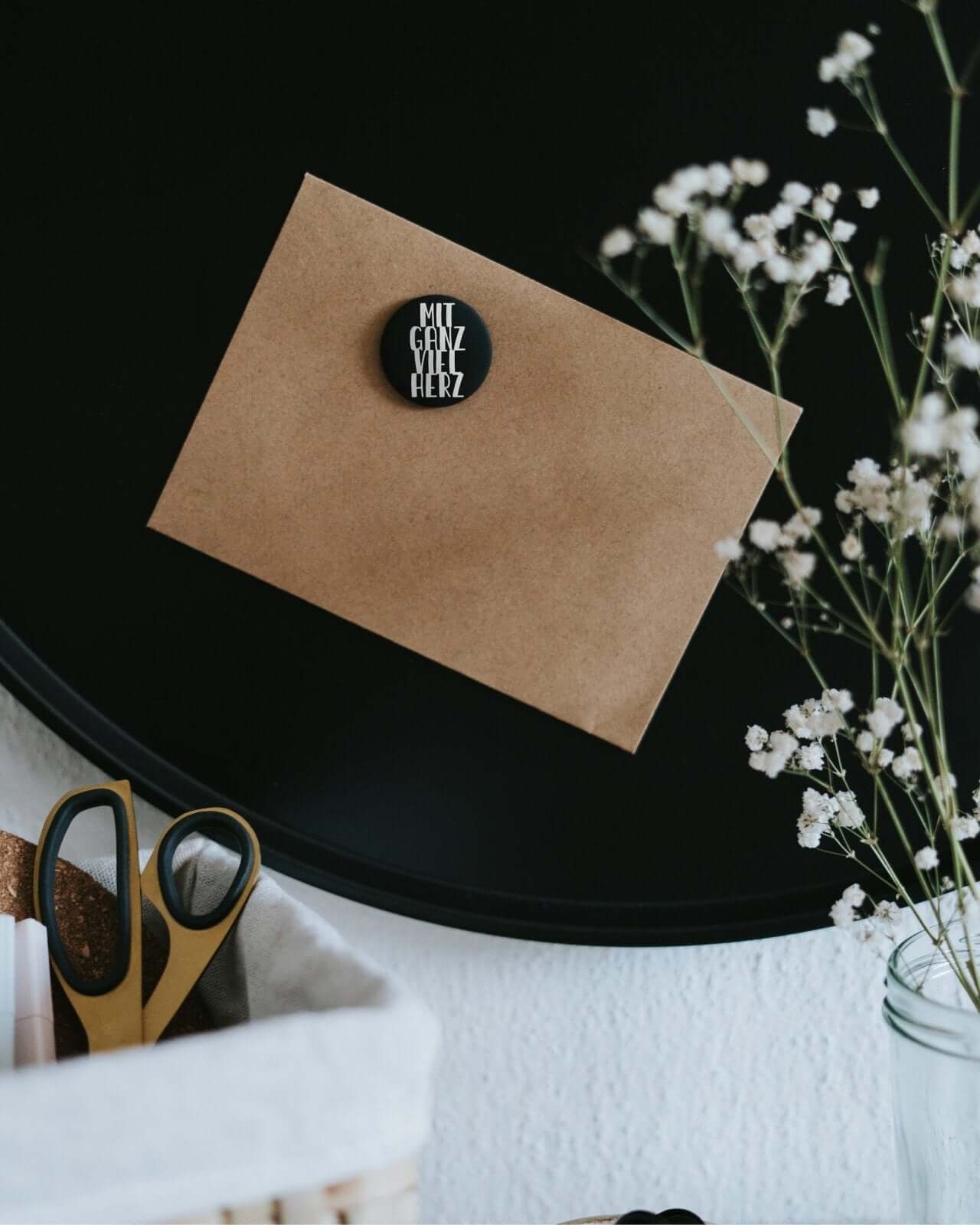 Mit ganz viel Herz · Magnet · klein