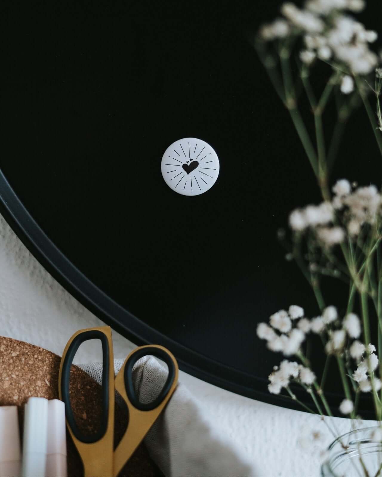 Strahlendes Herz · Magnet · klein