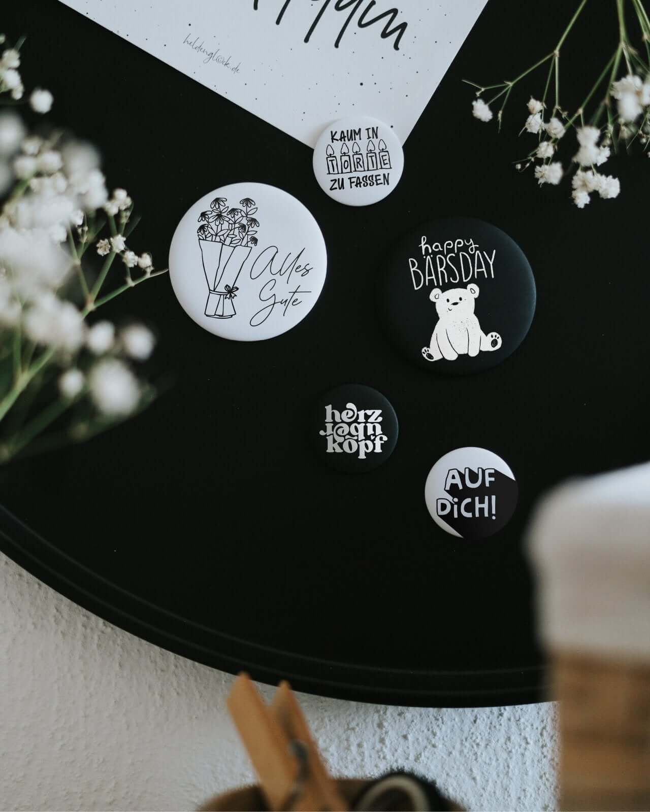 Auf dich · Magnet · klein