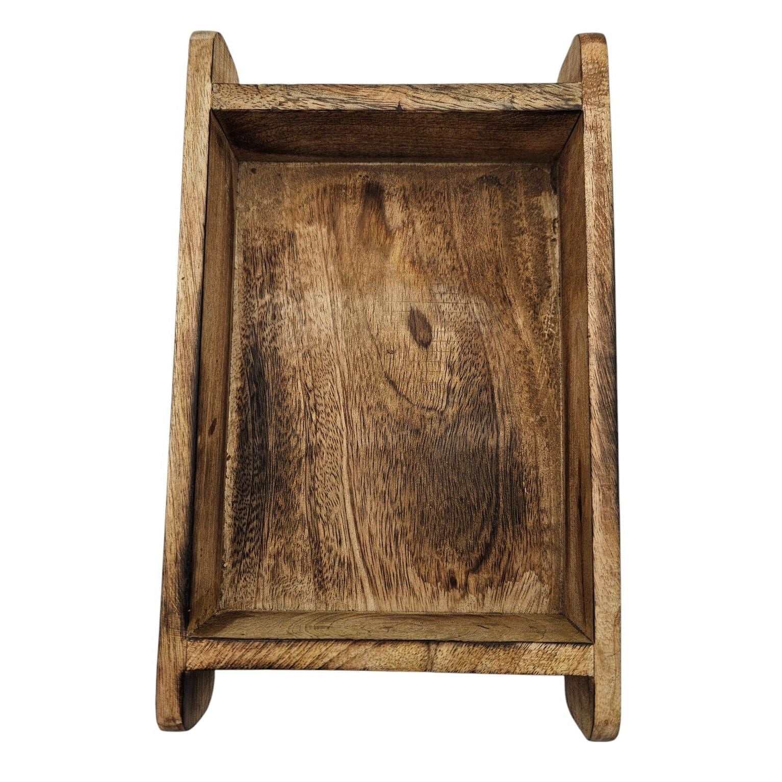 Holzkiste aus Mangoholz 26×16 cm – Kleine Ziegelform-Kiste im Vintage-Look