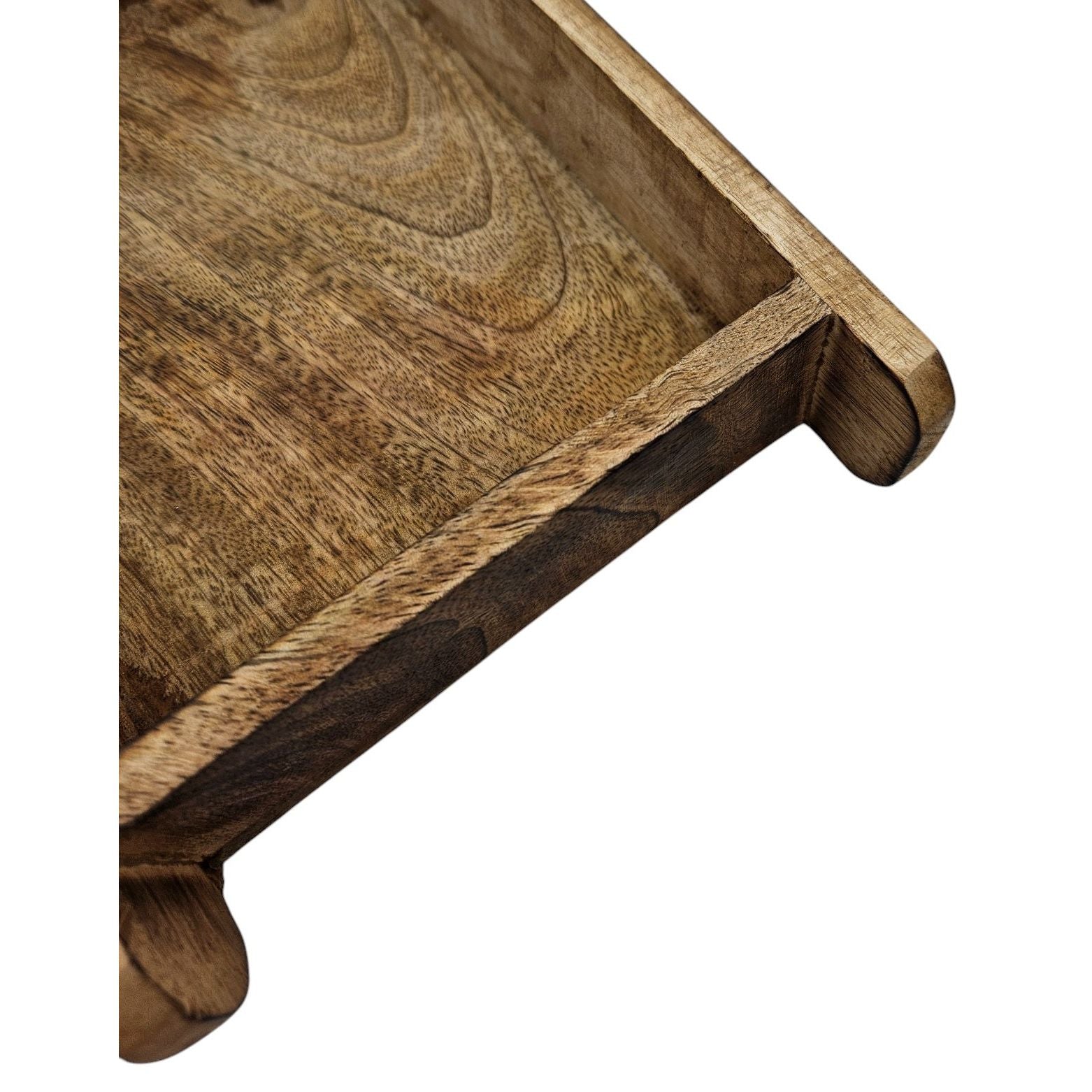 Holzkiste aus Mangoholz 26×16 cm – Kleine Ziegelform-Kiste im Vintage-Look