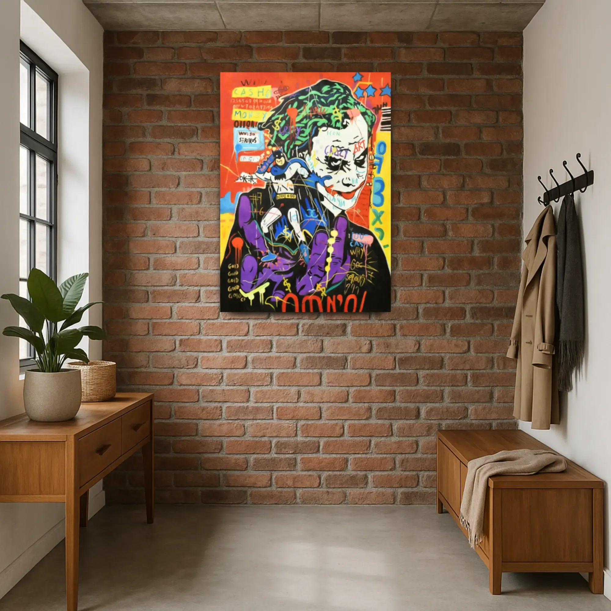 Großes Gemälde - Chaos & Joker