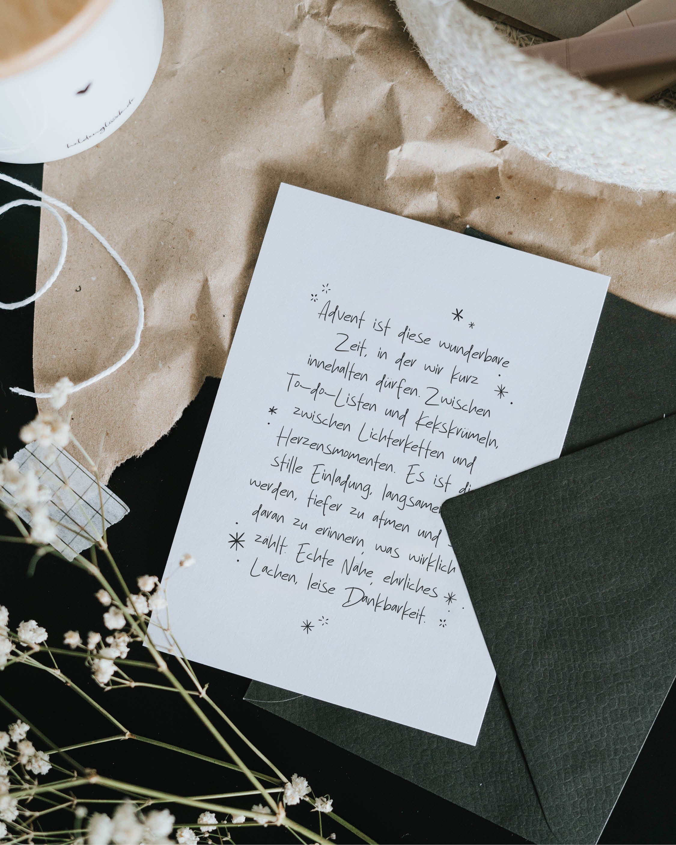 Adventszeit · Postkarte