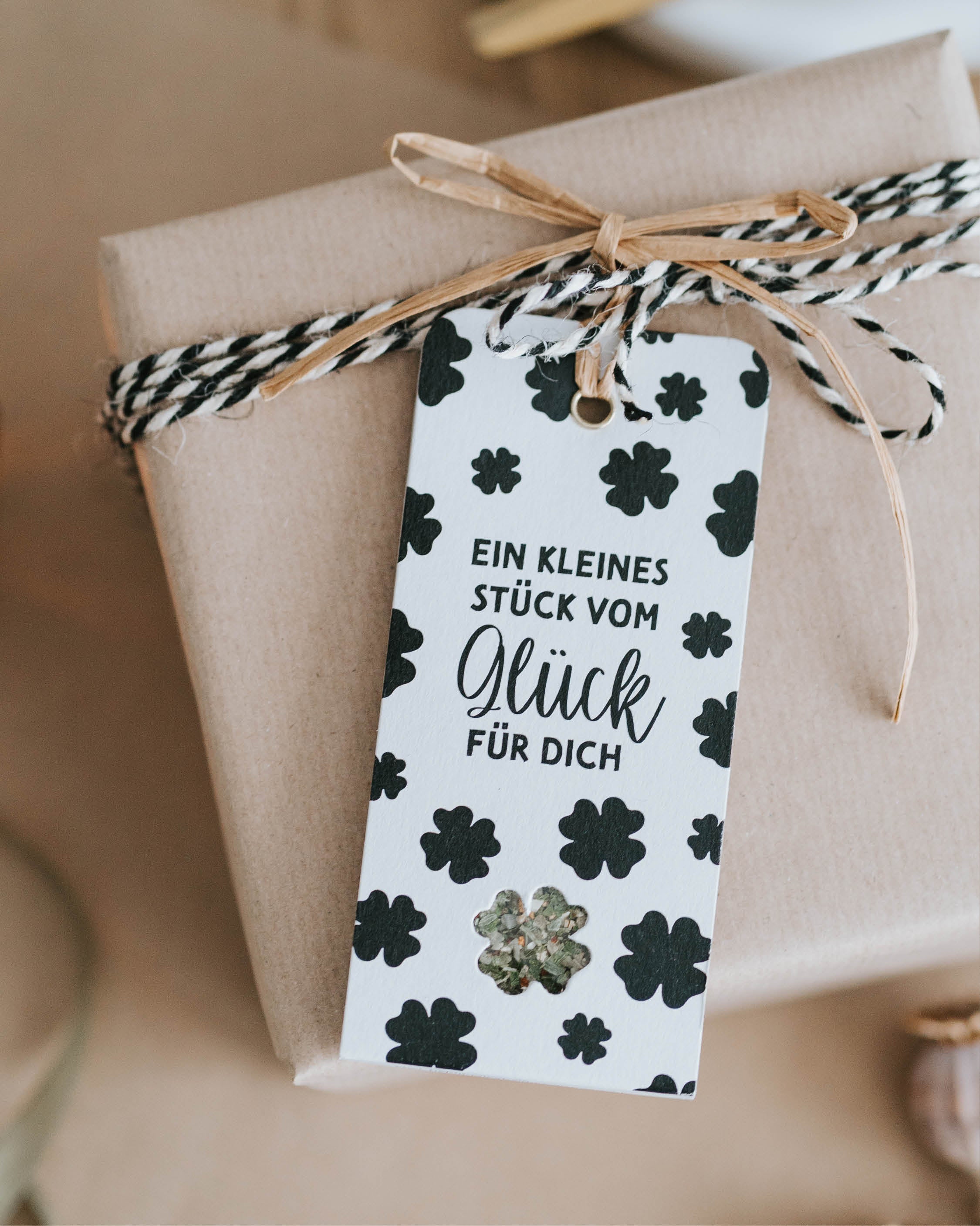 Stück vom Glück · Geschenkanhänger