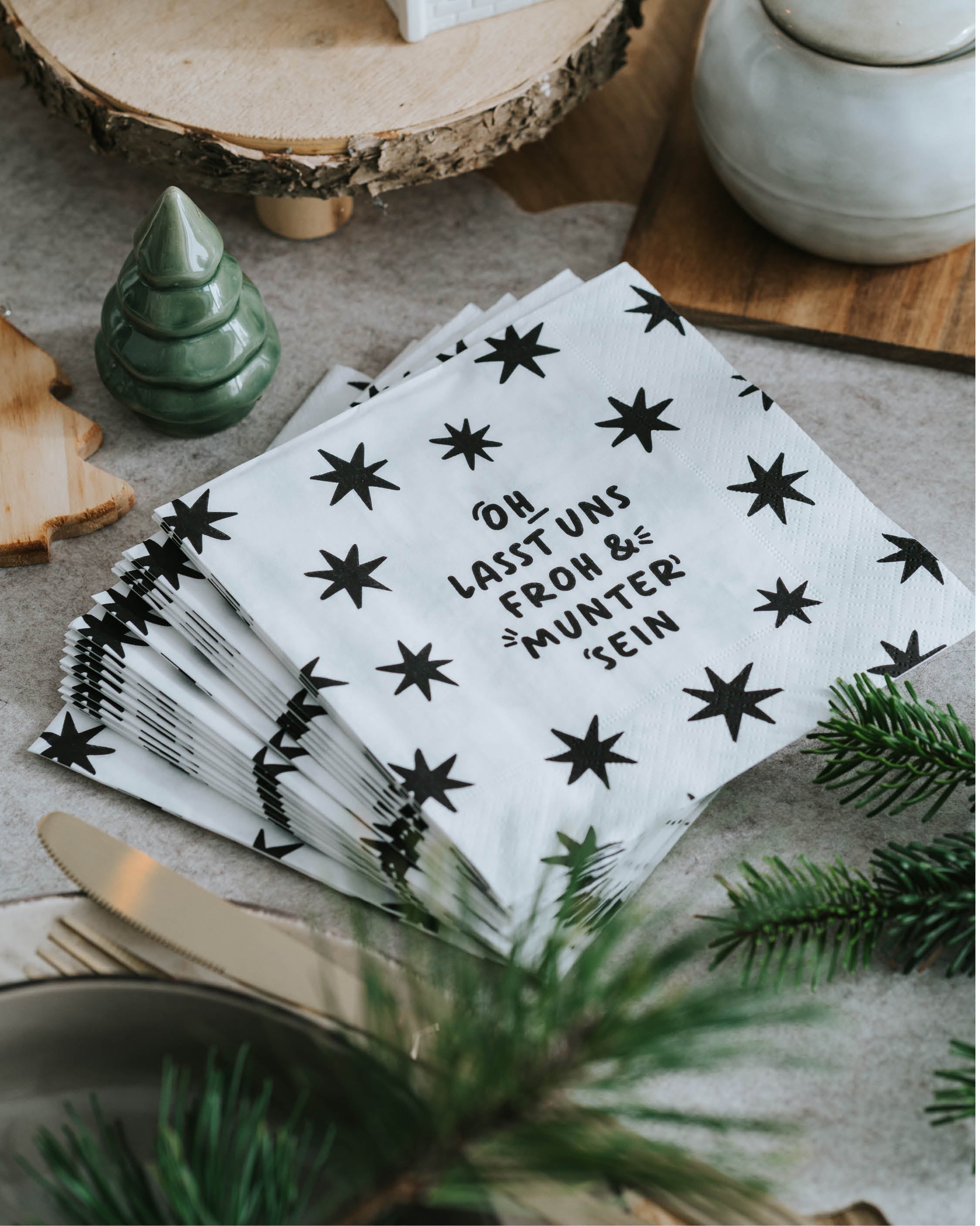Froh und Munter · Servietten