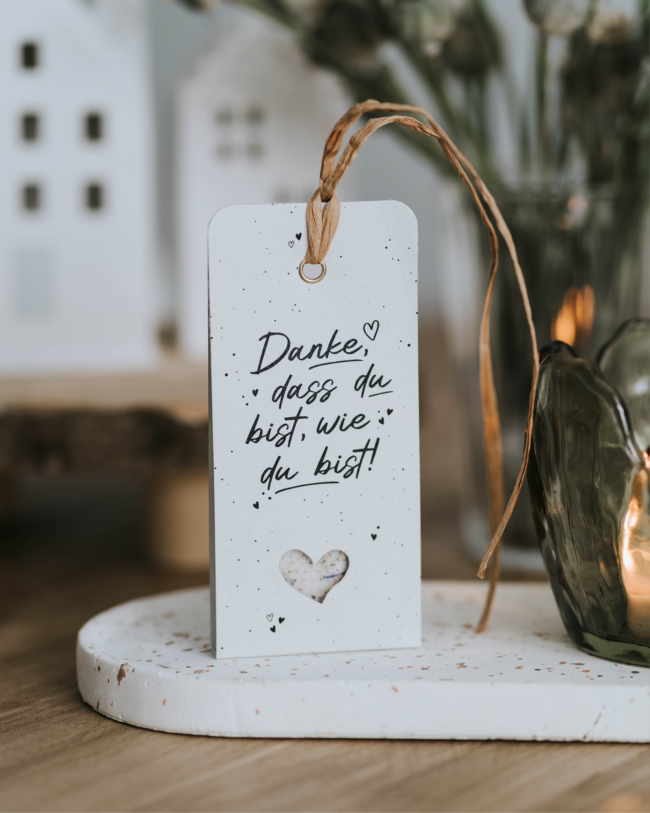 Danke dass · Geschenkanhänger