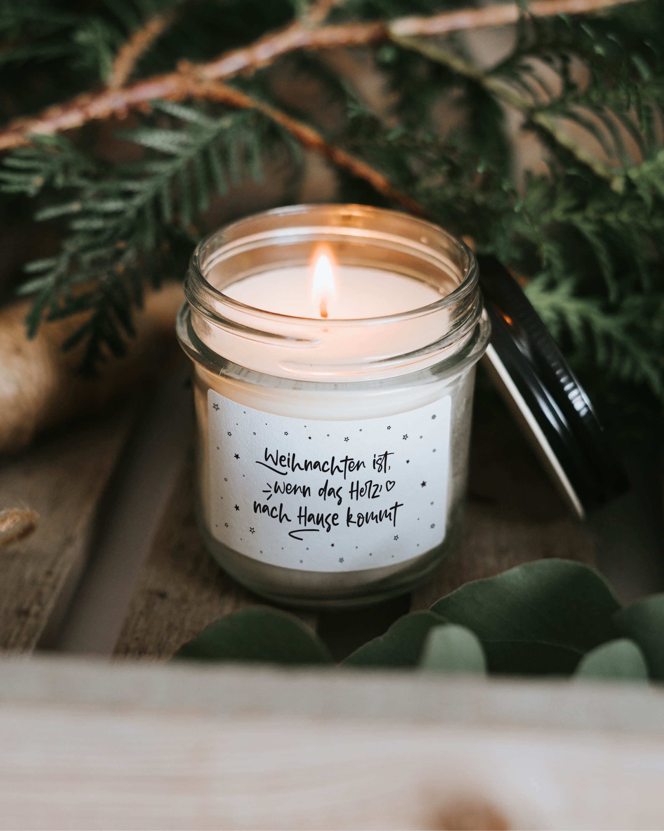 Weihnachten ist · Kerze