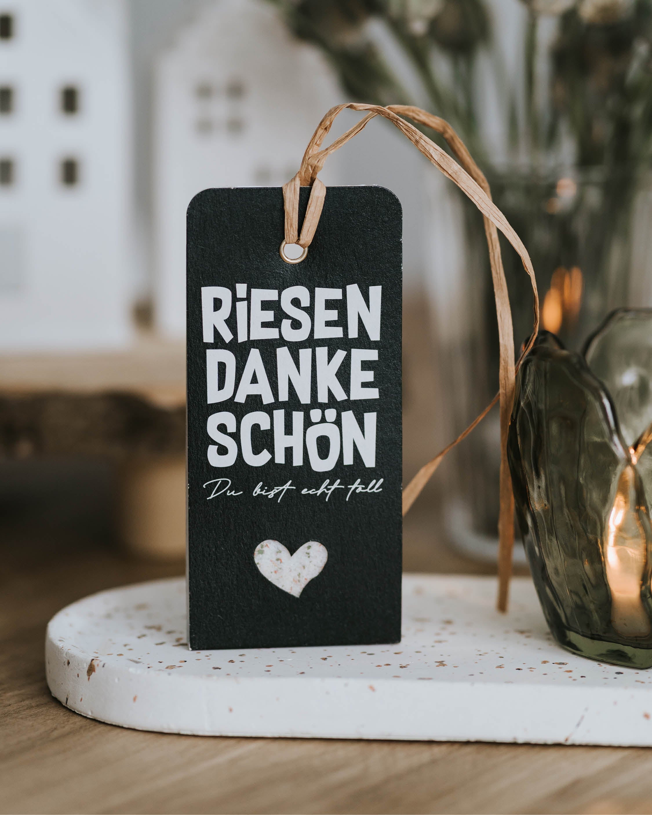 Riesen Dankeschön · Geschenkanhänger