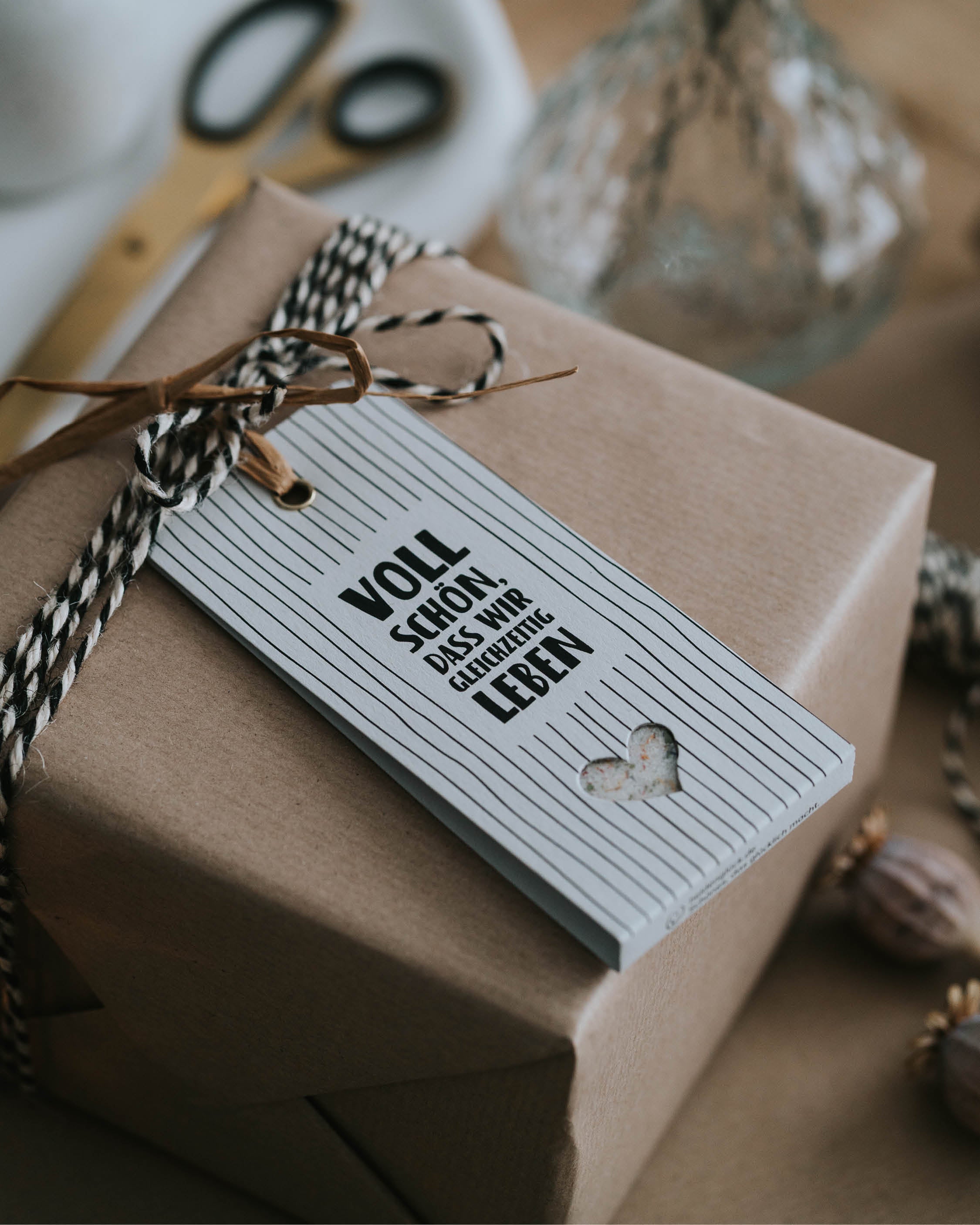 Voll schön · Geschenkanhänger