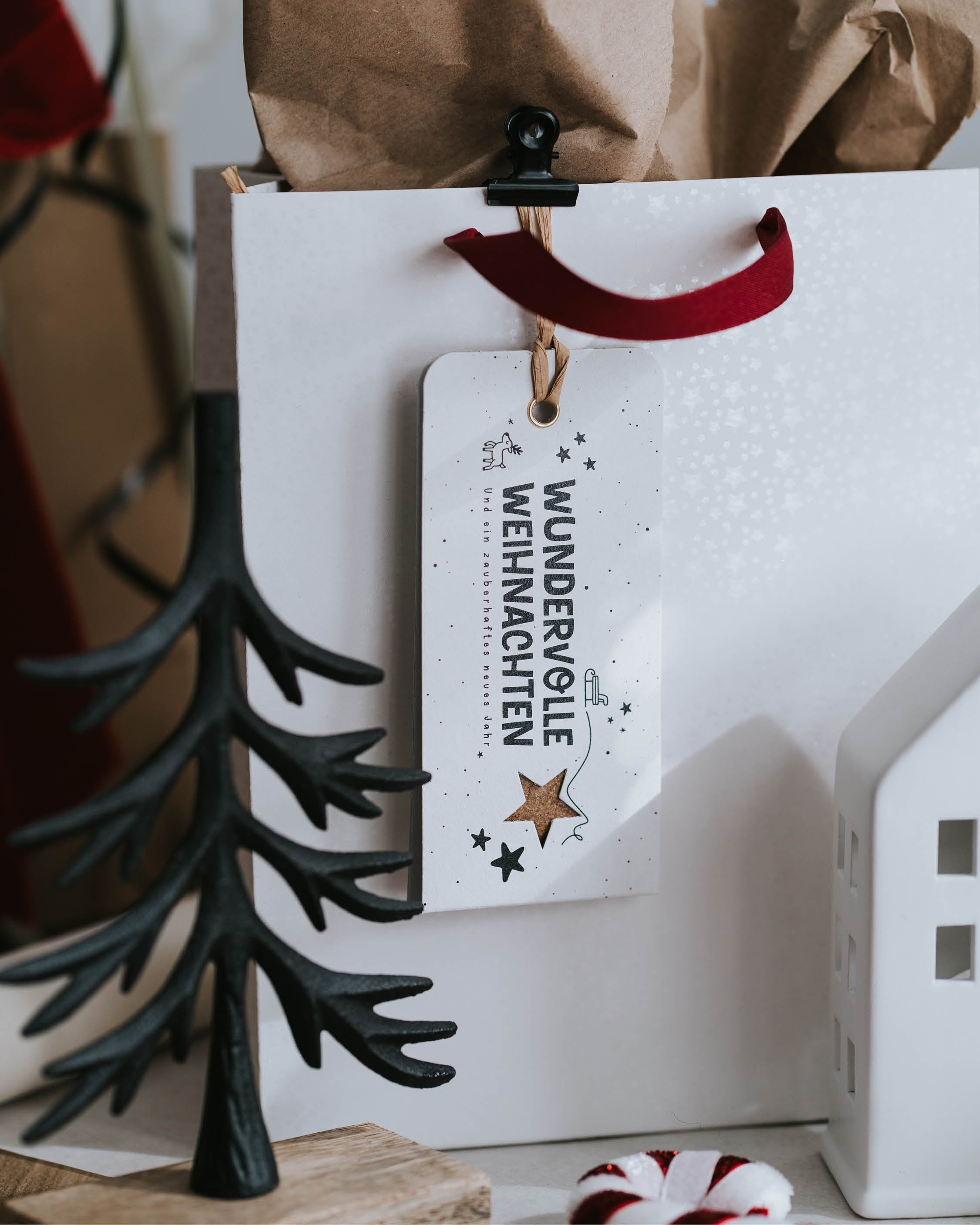 Wundervolle Weihnachten · Geschenkanhänger