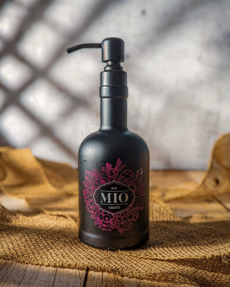 Gin MIO Amato Upcycling-Seifenspender: Stilvoll & Umweltbewusst - Candelae Duftkerzen