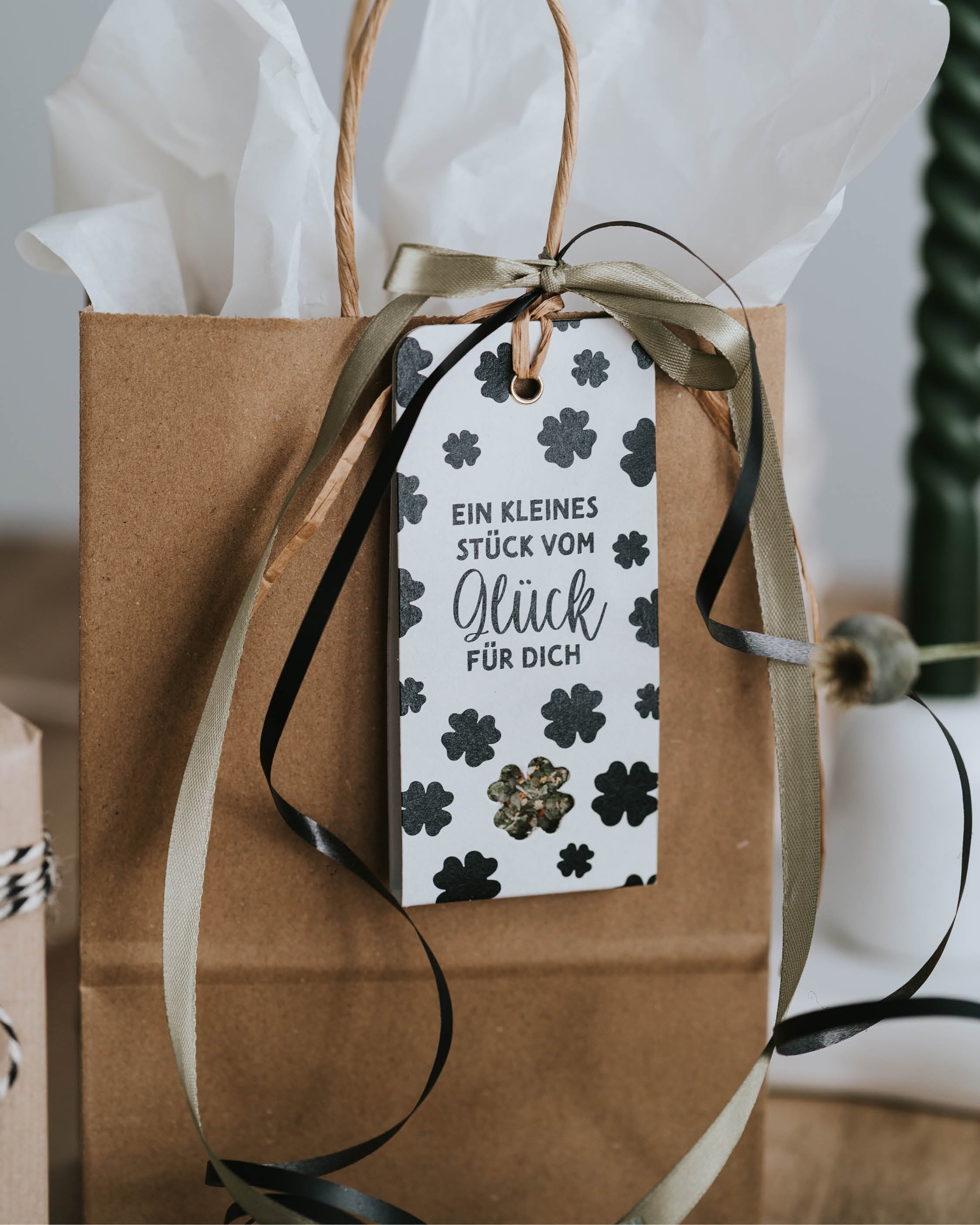 Stück vom Glück · Geschenkanhänger