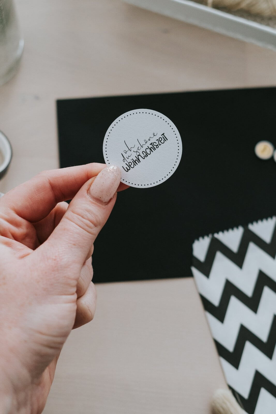 Weihnachtszeit · Aufkleber