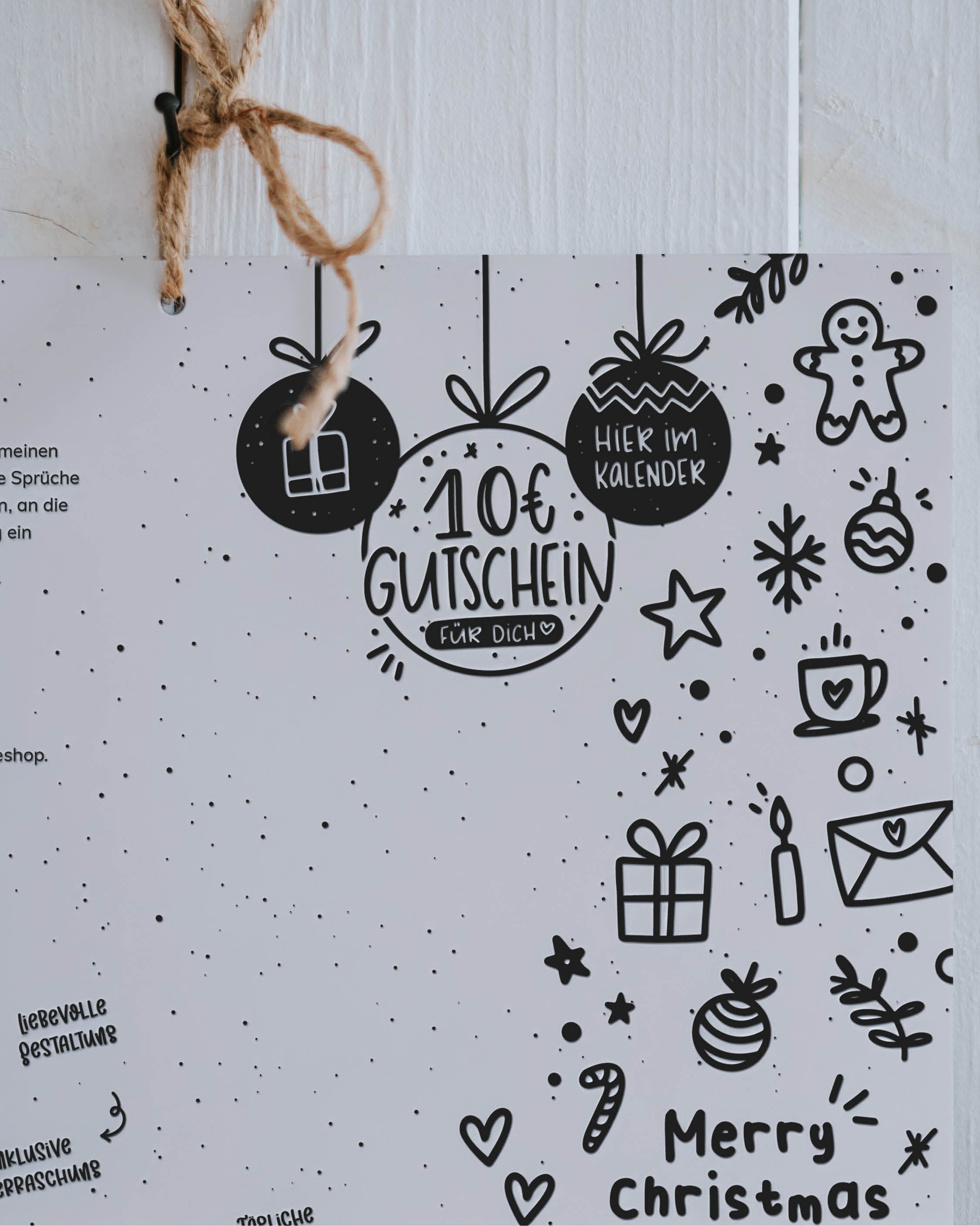 Adventskalender · Kleiner Stern