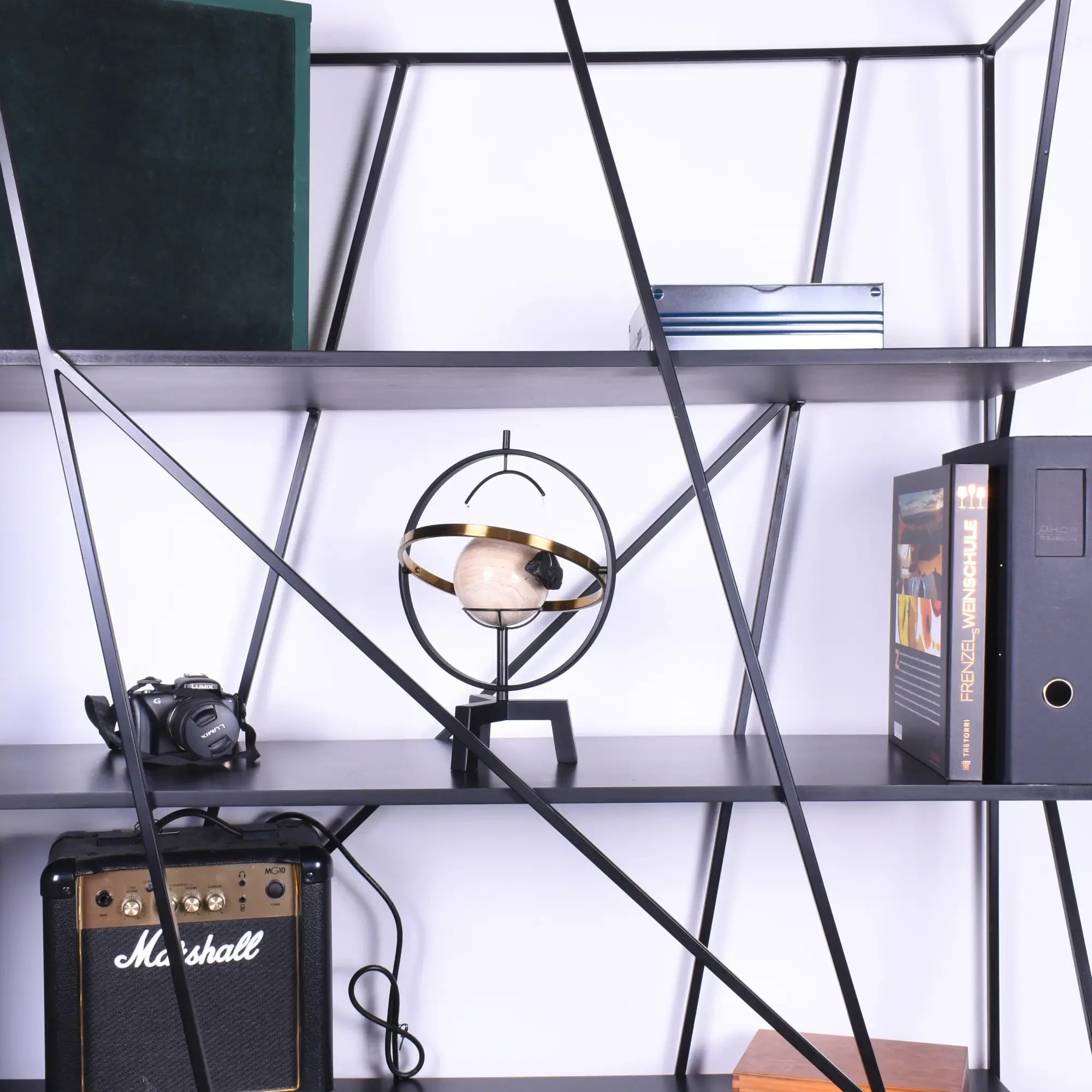 Dekoobjekt - Tisch-Globus - Moderne Abstrakte Dekokugel AstraCosmo