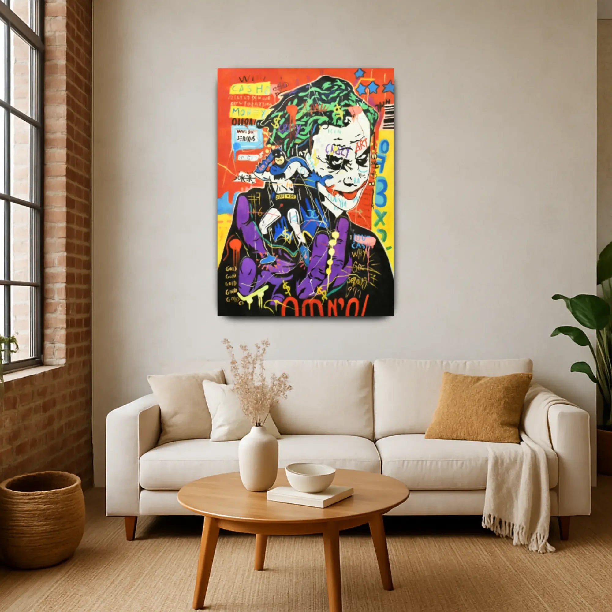 Großes Gemälde - Chaos & Joker