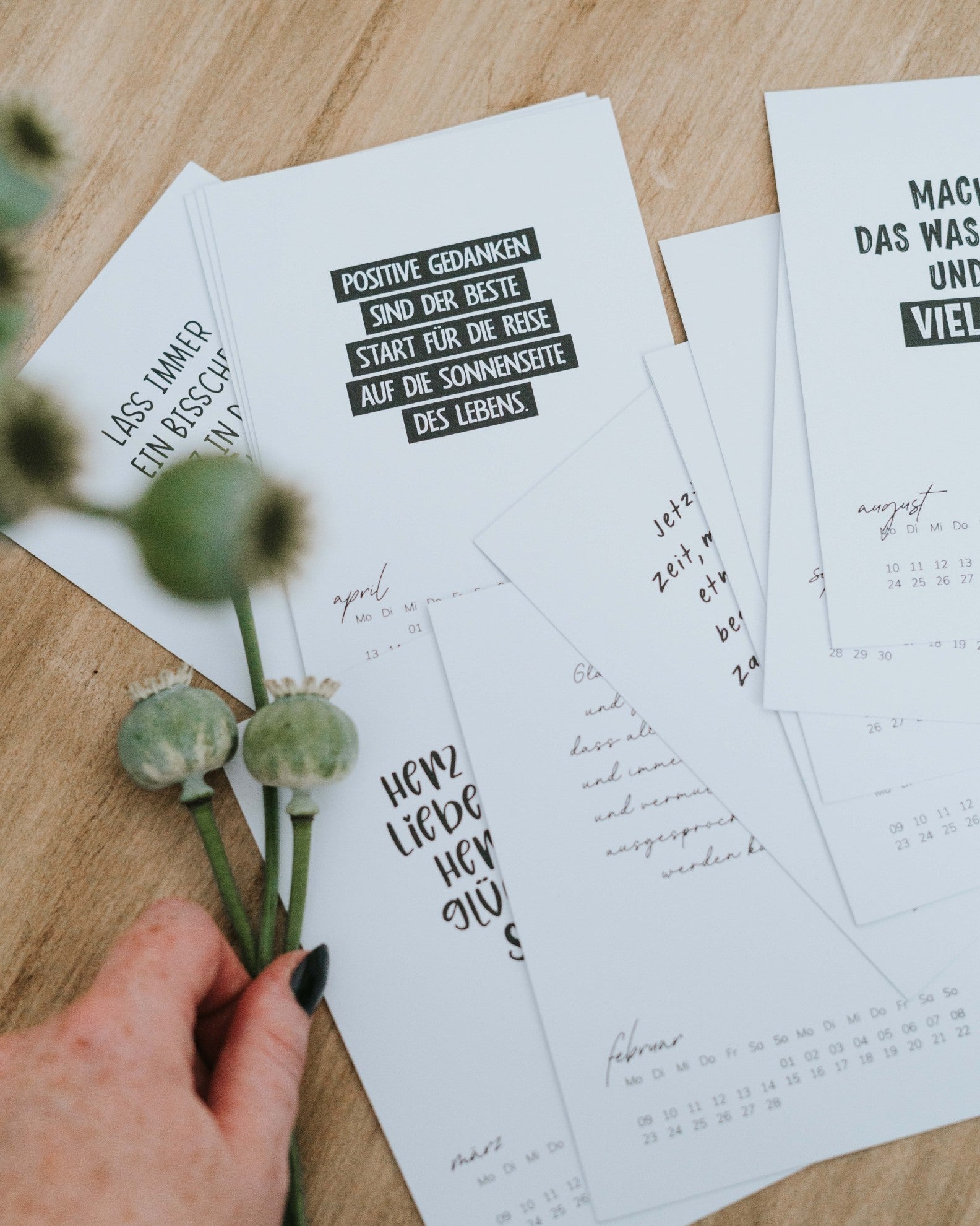 Kalenderkarten für 2026