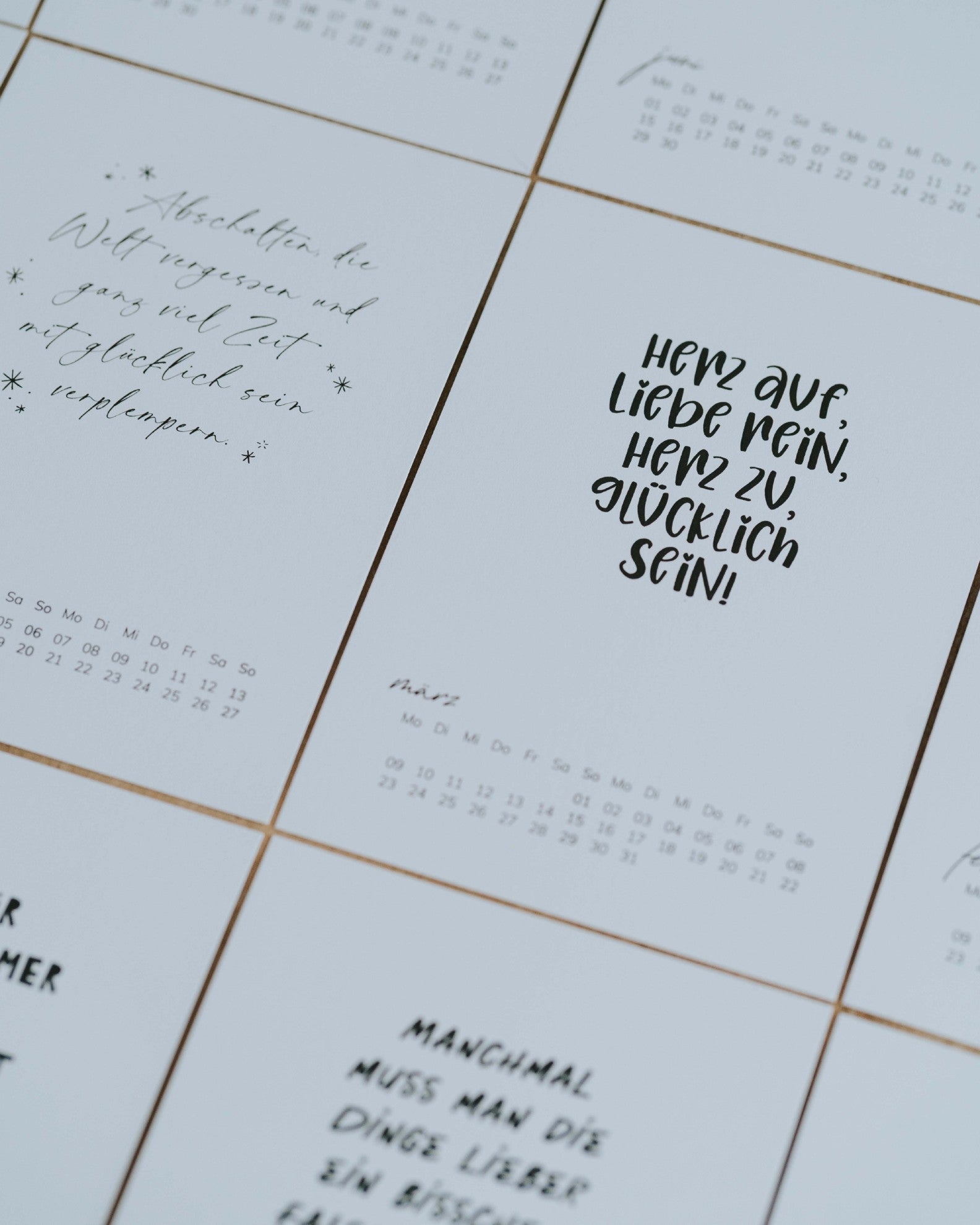 Kalenderkarten für 2026