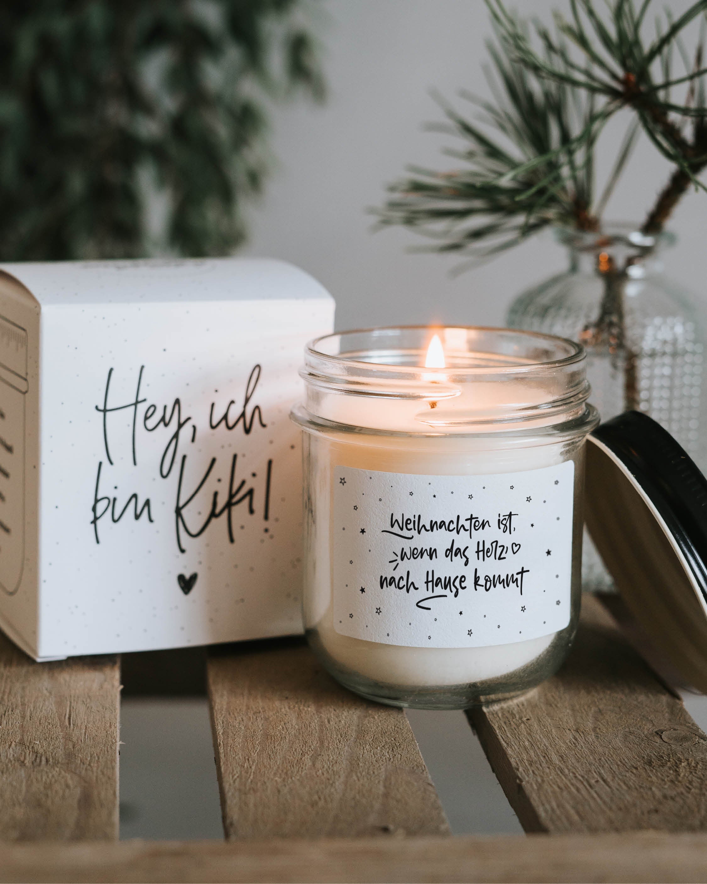 Weihnachten ist · Kerze