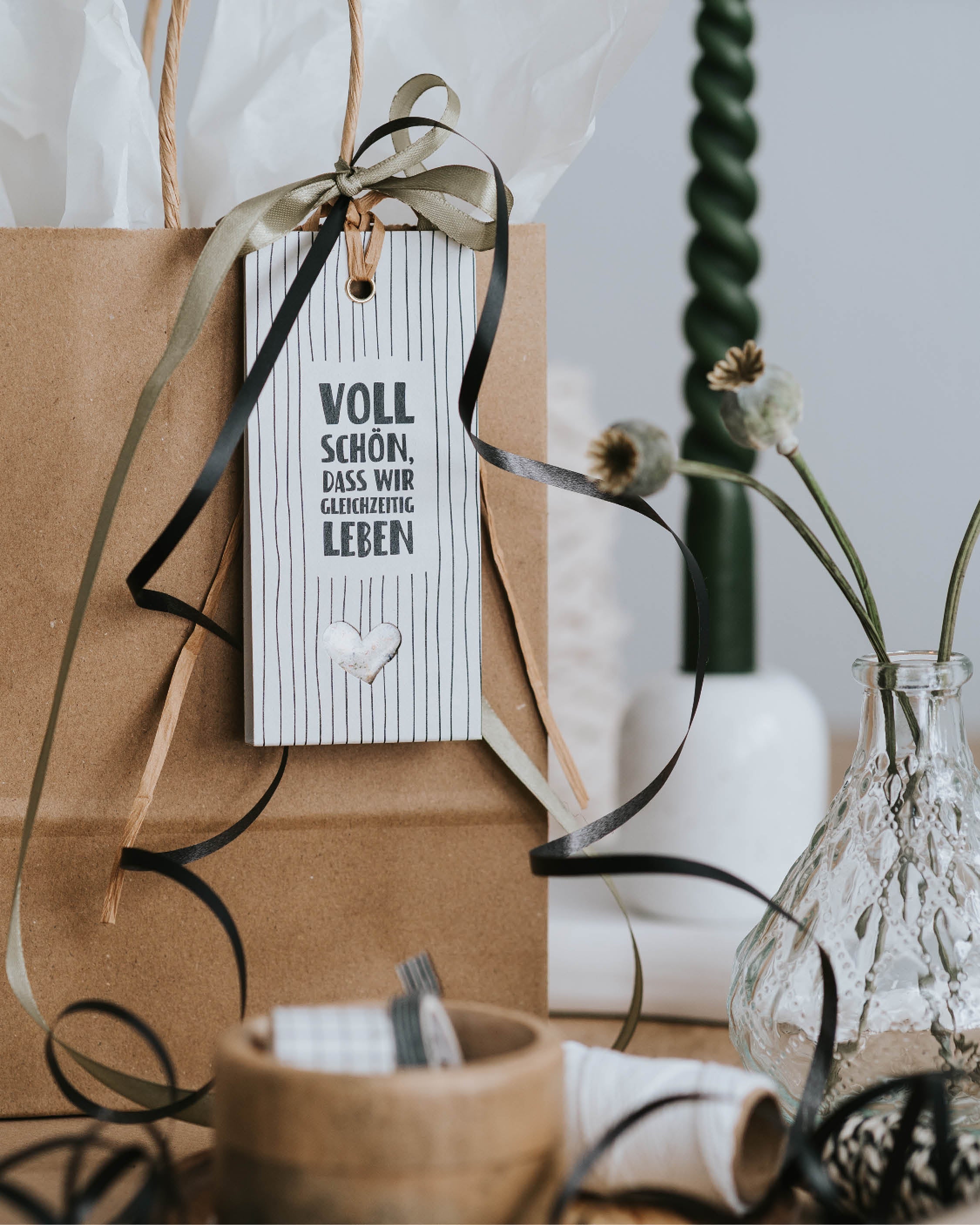 Voll schön · Geschenkanhänger