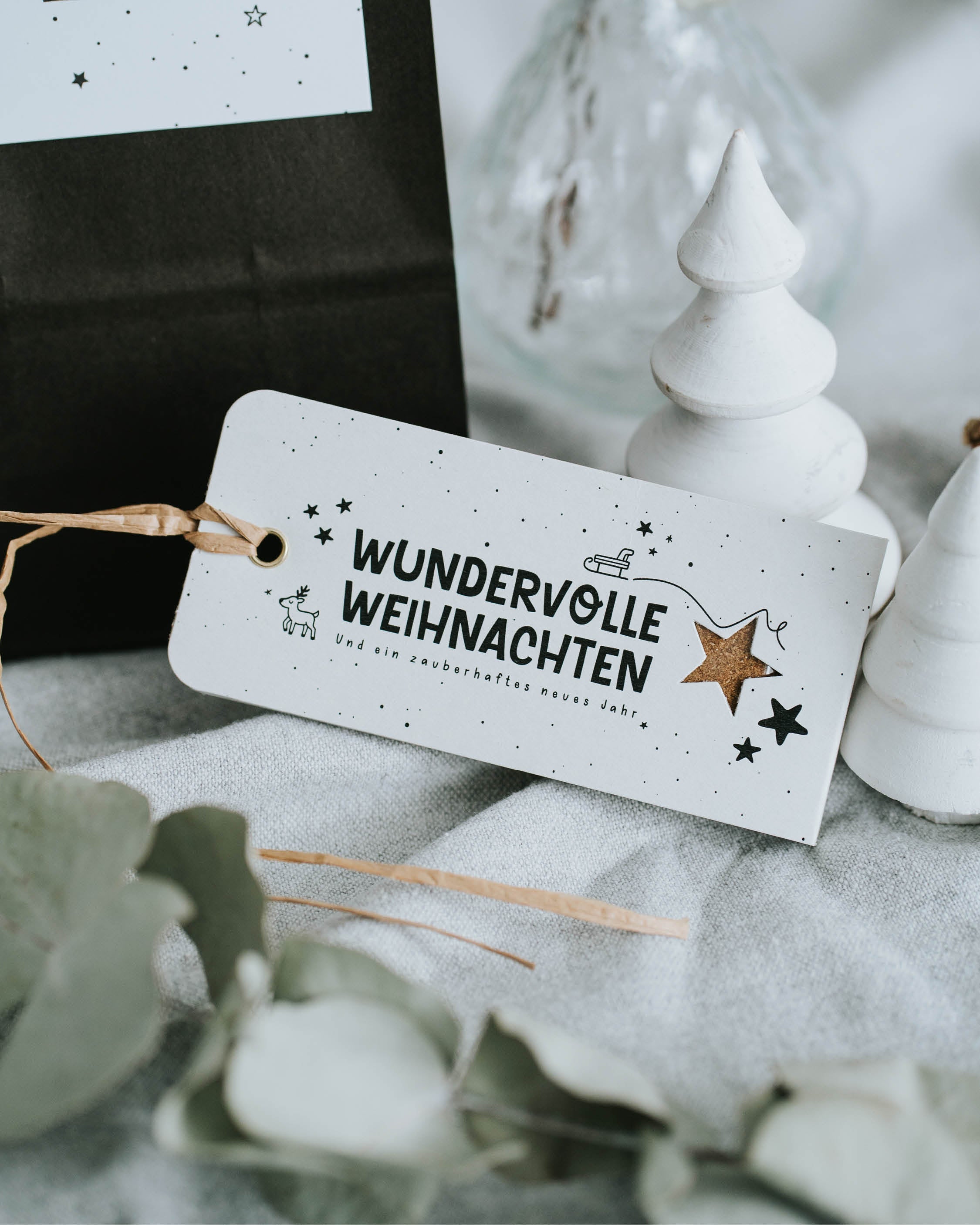 Wundervolle Weihnachten · Geschenkanhänger