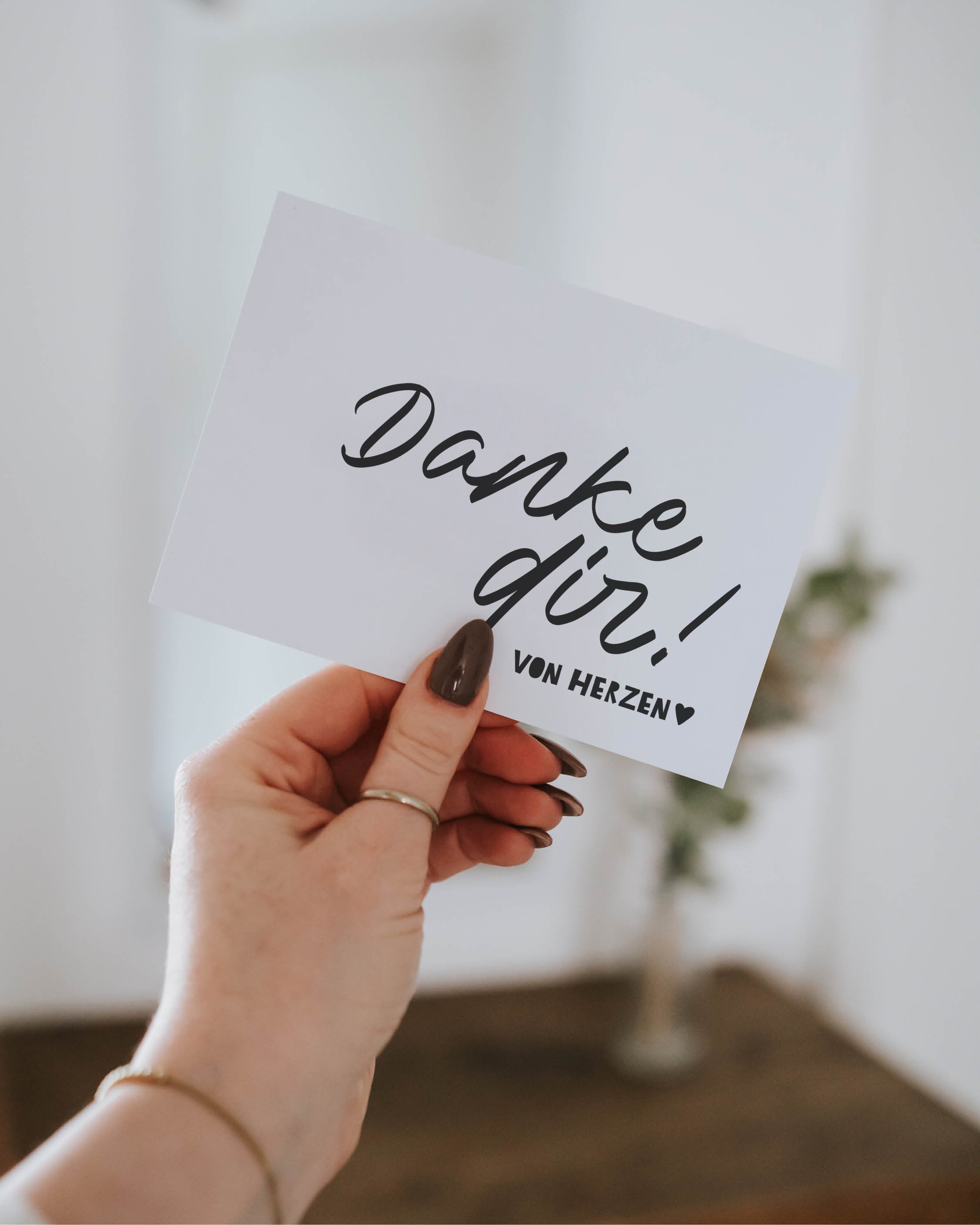Danke dir · Postkarte