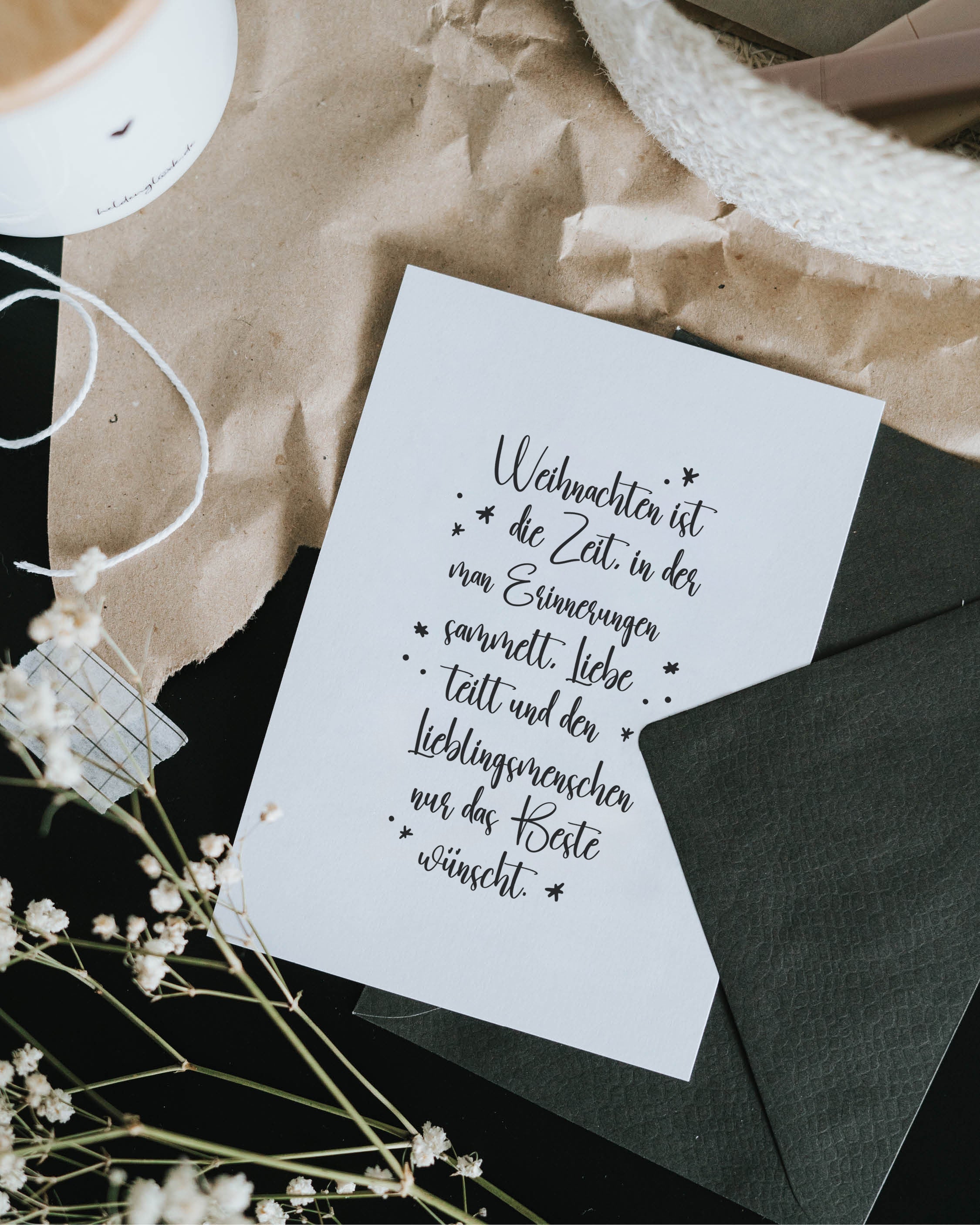 Weihnachtszeit · Postkarte