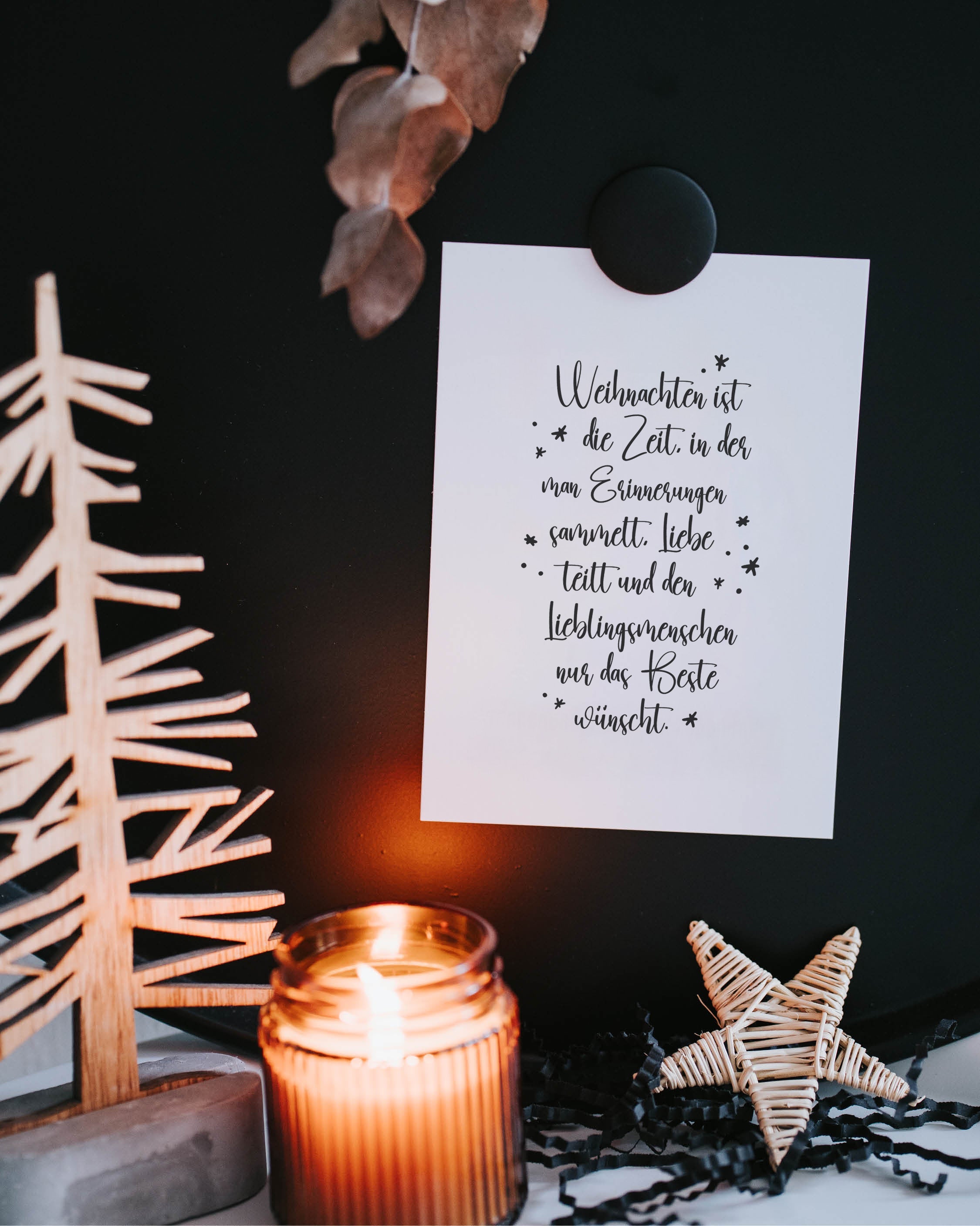 Weihnachtszeit · Postkarte